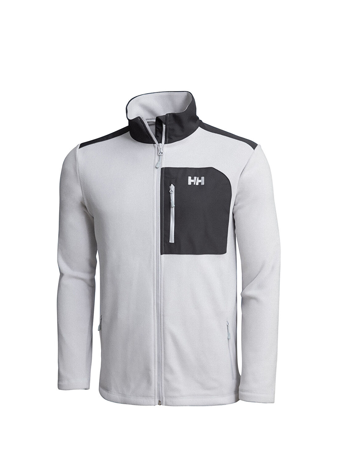 Helly Hansen Block Fullzıp Grey Fog Polar Erkek Mont