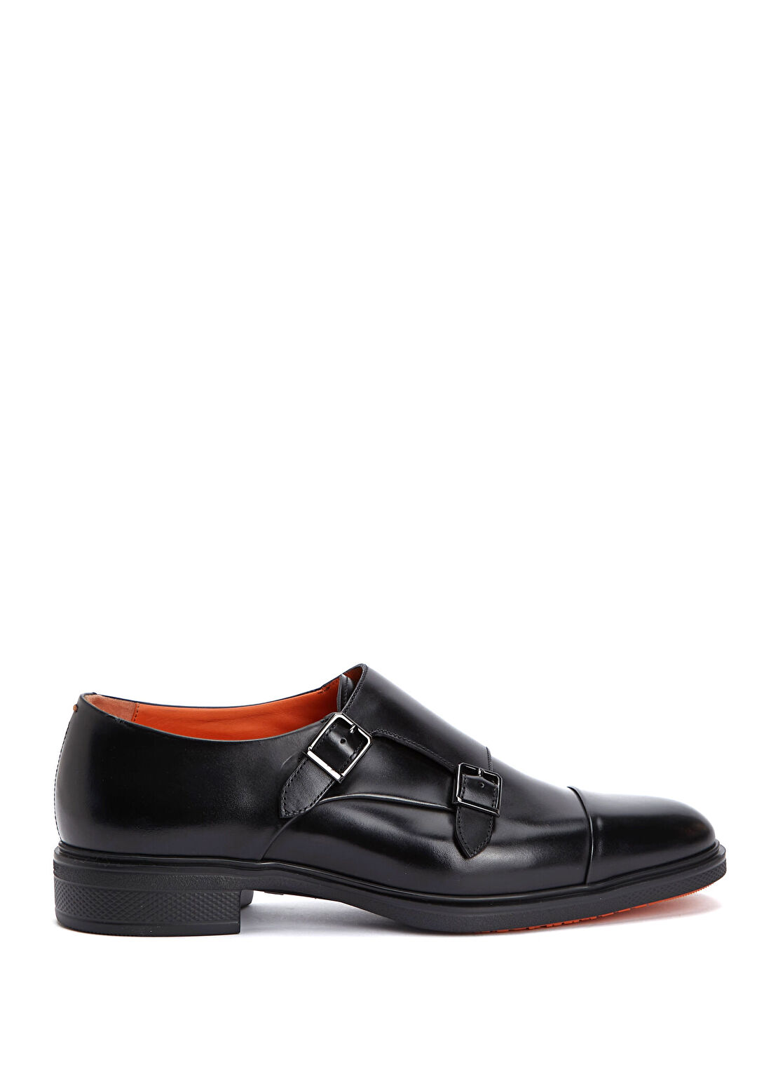 Santoni Easy On Siyah Erkek Deri Ayakkabı