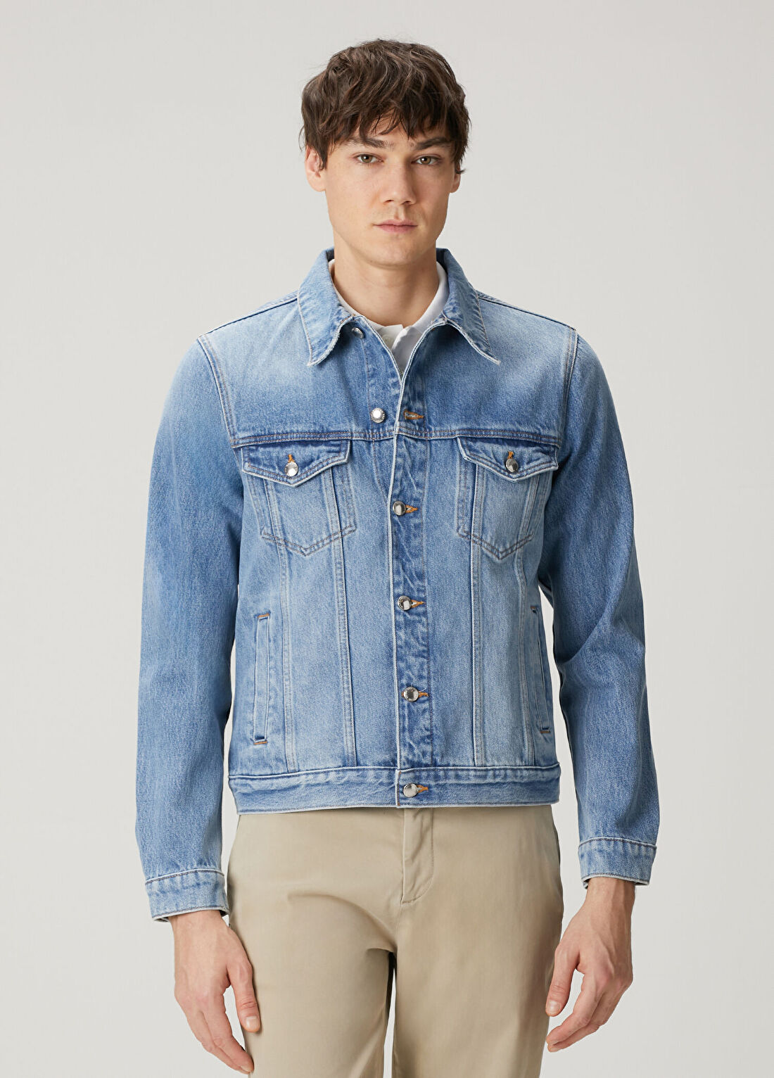 7 For All Mankind Mavi Denim Ceket