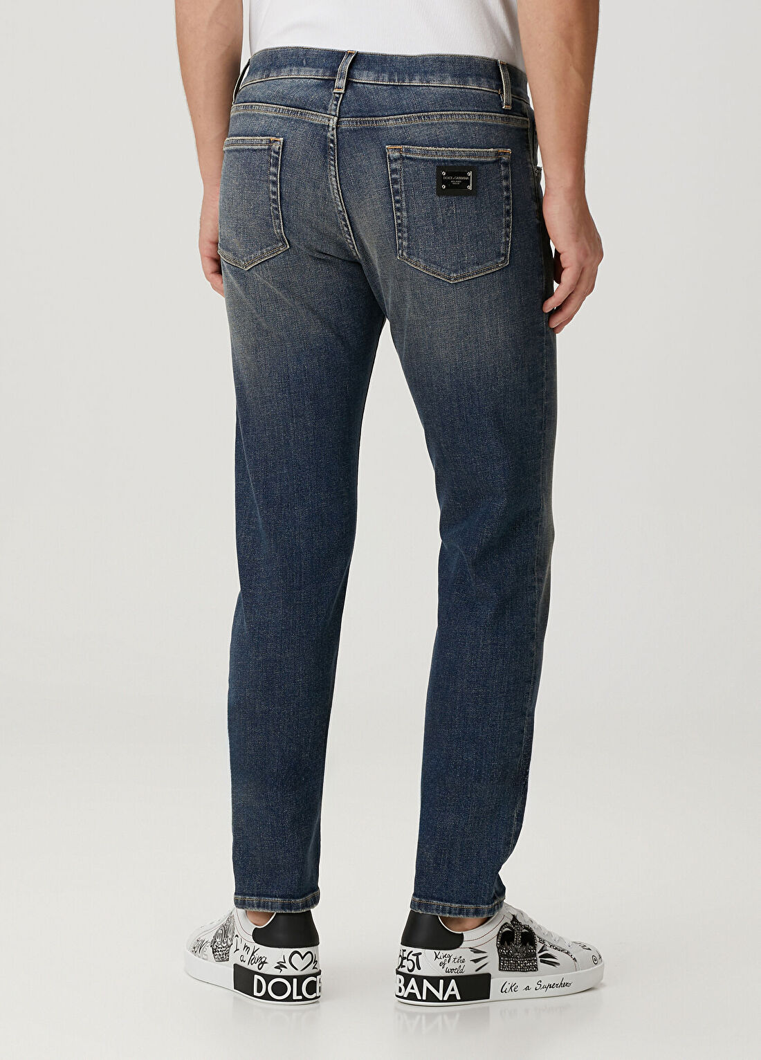 Dolce&Gabbana Mavi Jean Pantolon görsel 3