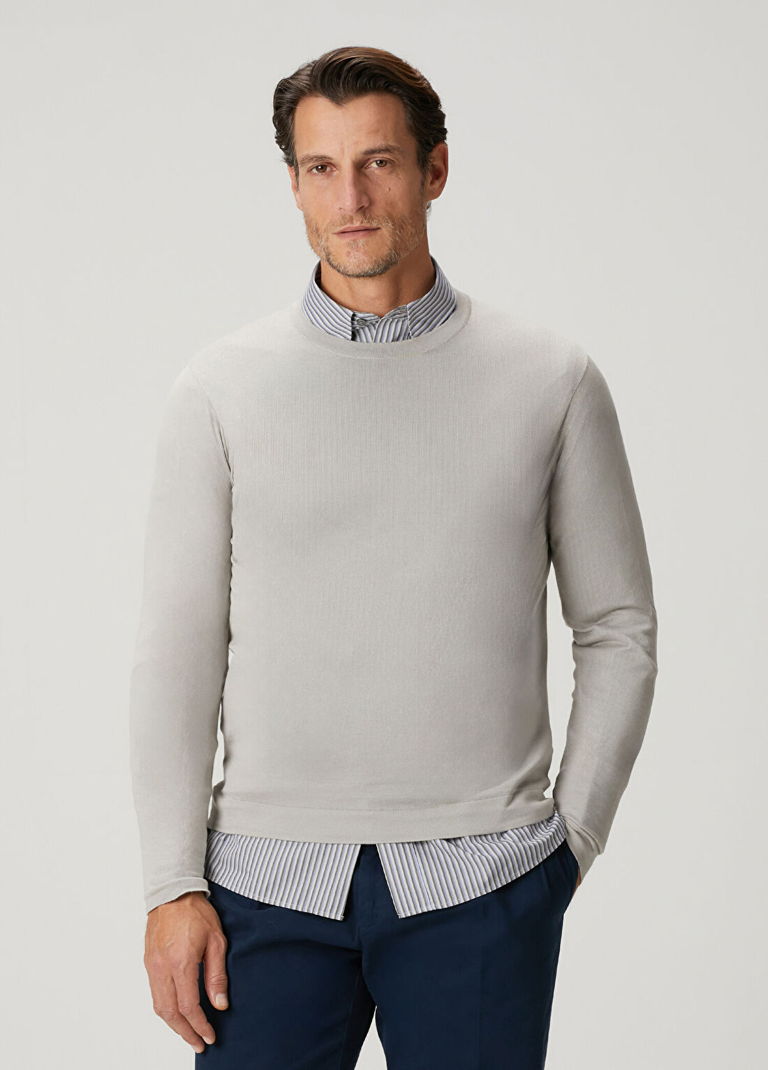 John Smedley Weath Krem Kazak