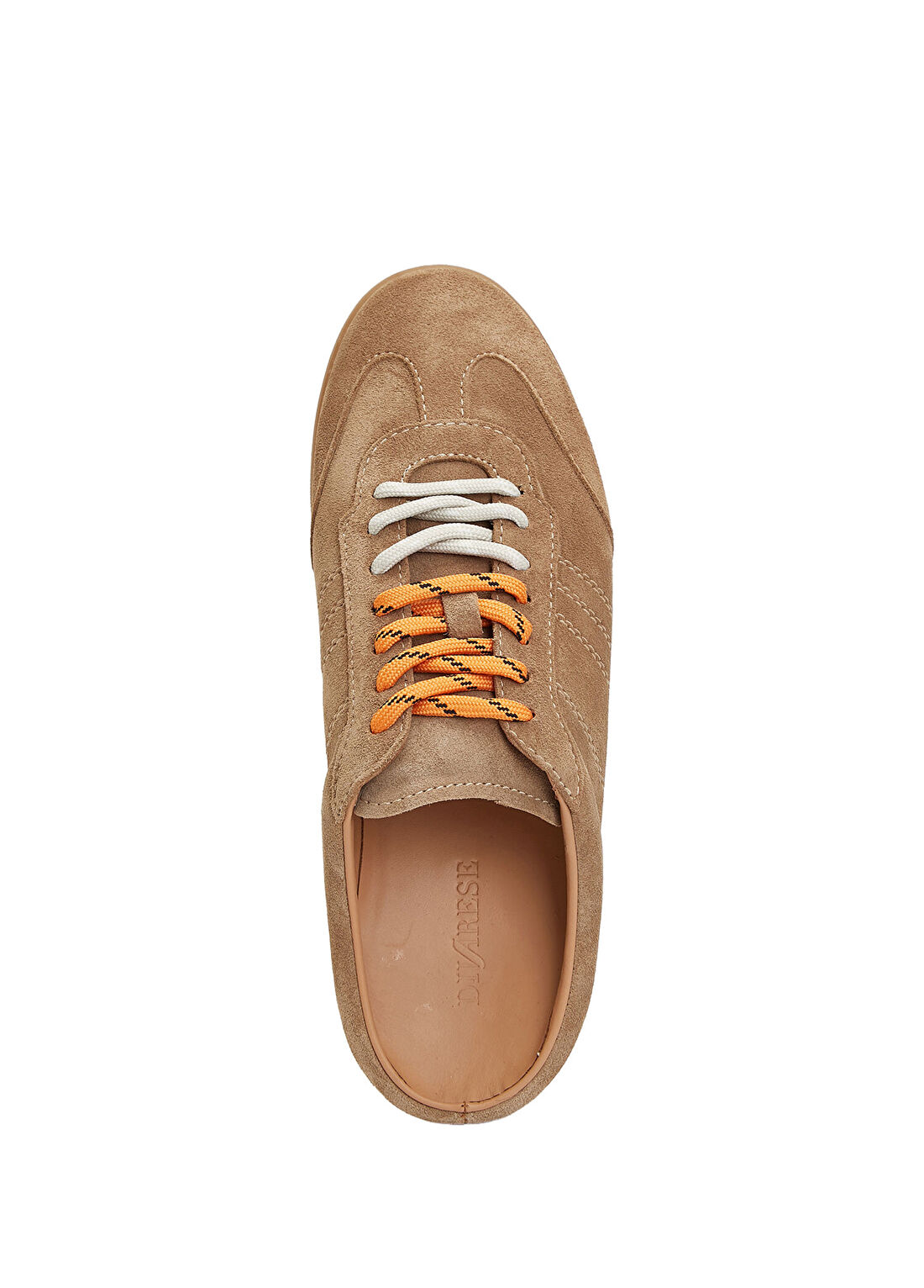 Divarese Bej Sneaker Görünümlü Kadın Deri Terlik görsel 4