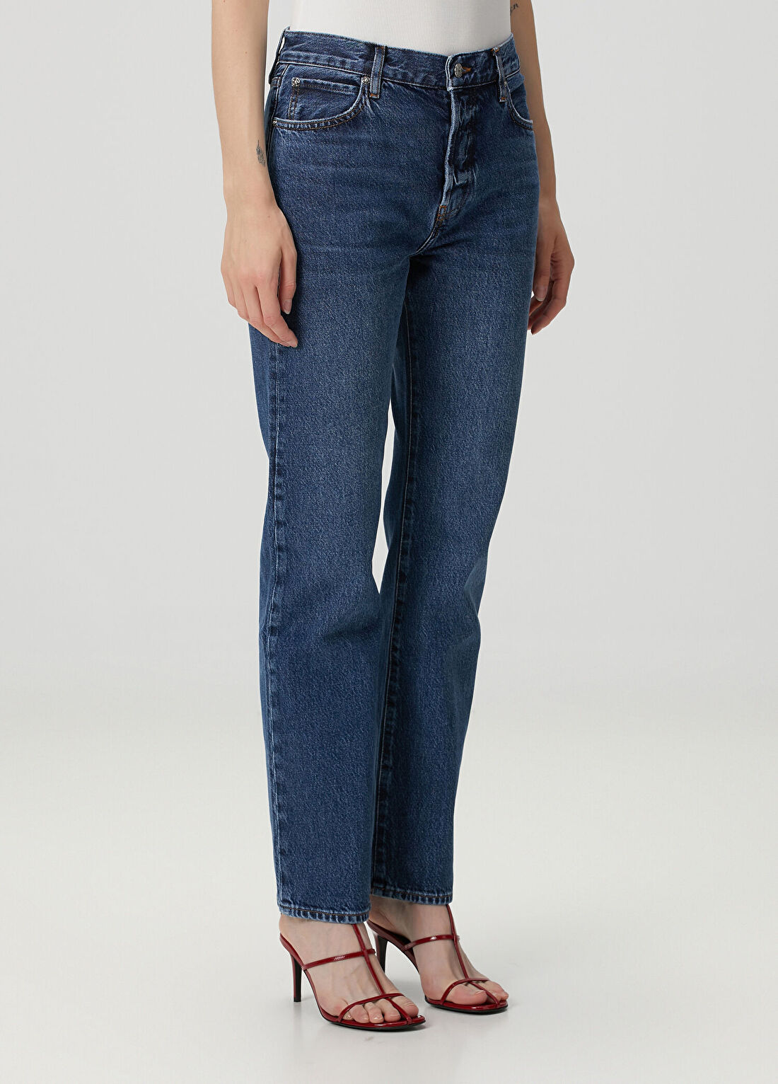 Frame Denim Açık Mavi Jean Pantolon görsel 3