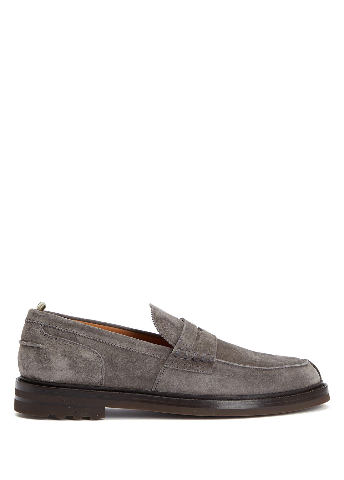 Officine Creative Sax Gri Erkek Süet Loafer