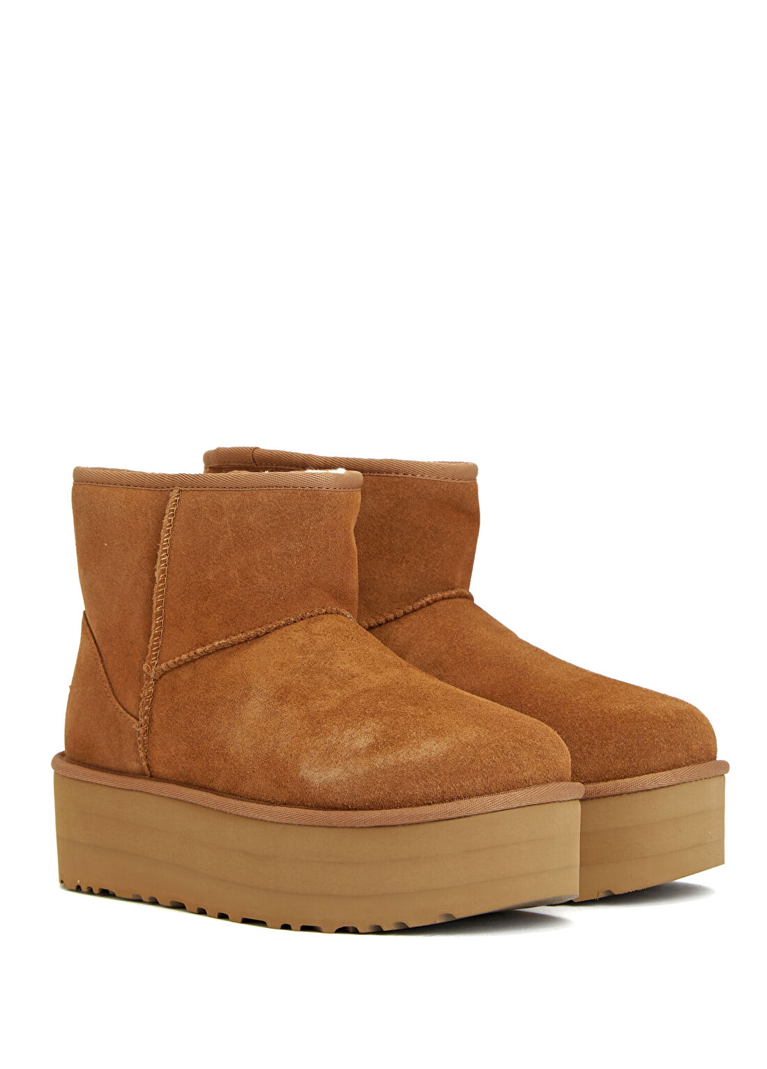 Ugg Classic Mini Platform Taba Kadın Süet Bot görsel 2