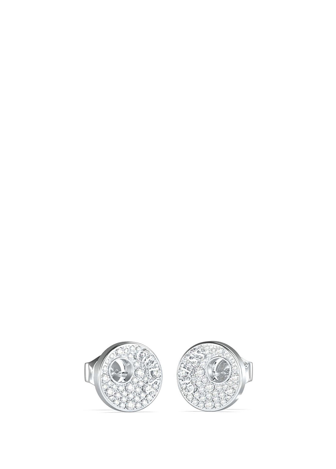Guess JGUJUBE05225JWRHTU Blooming Summer Metalik Gri Çelik Kadın Küpe