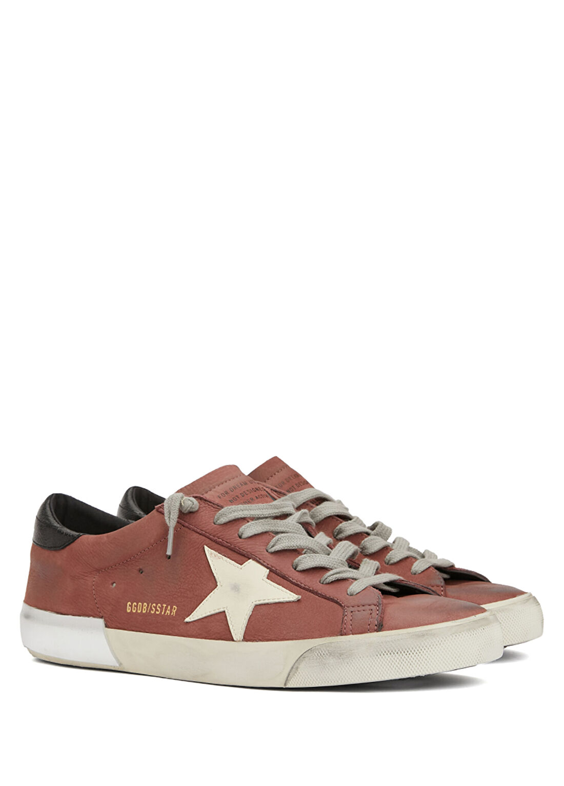 Golden Goose Super Star Kahve Beyaz Erkek Deri Sneaker