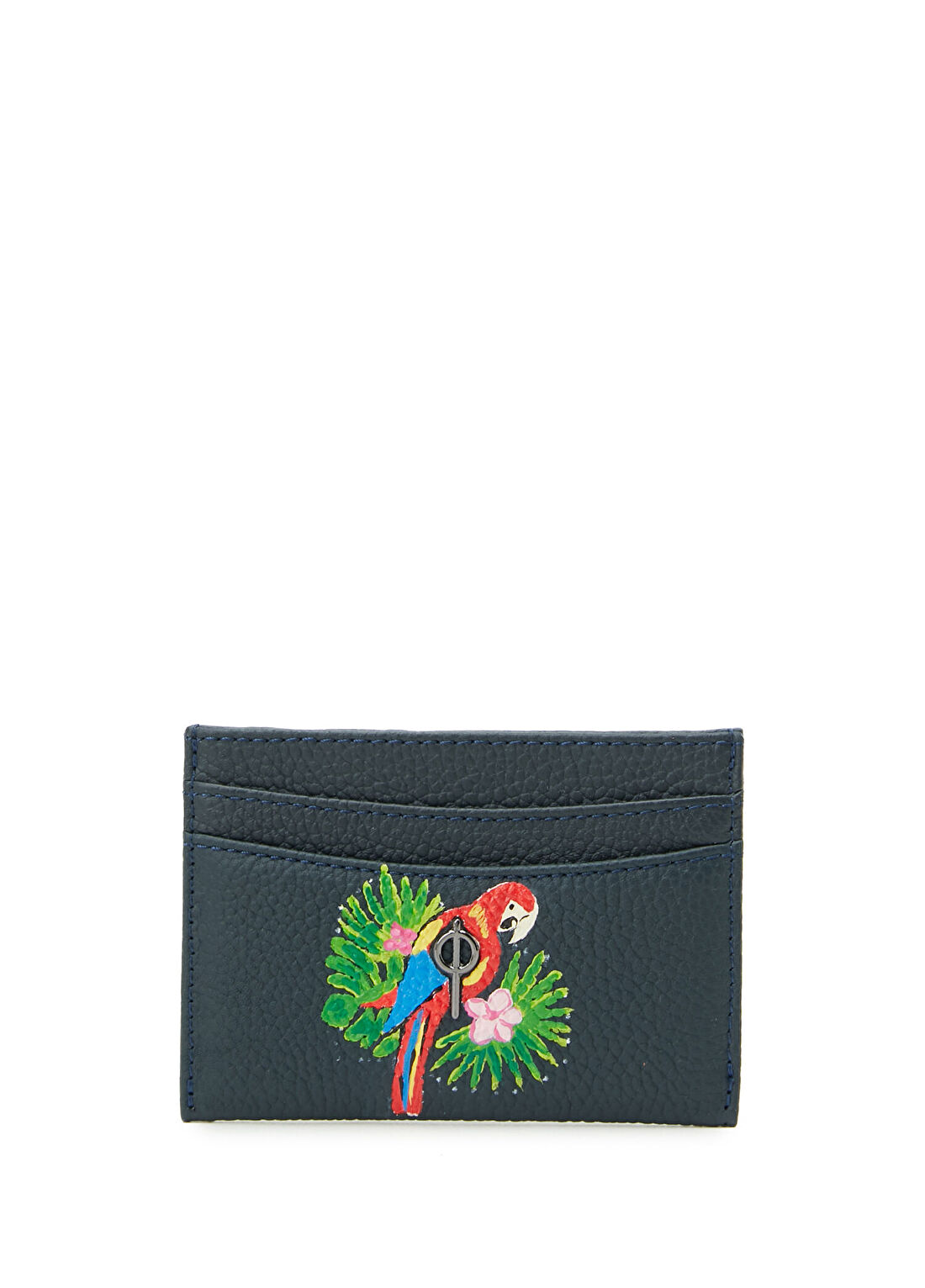 Otrera Lydia Hand Painted Pappagallo Kadın Deri Kartlık