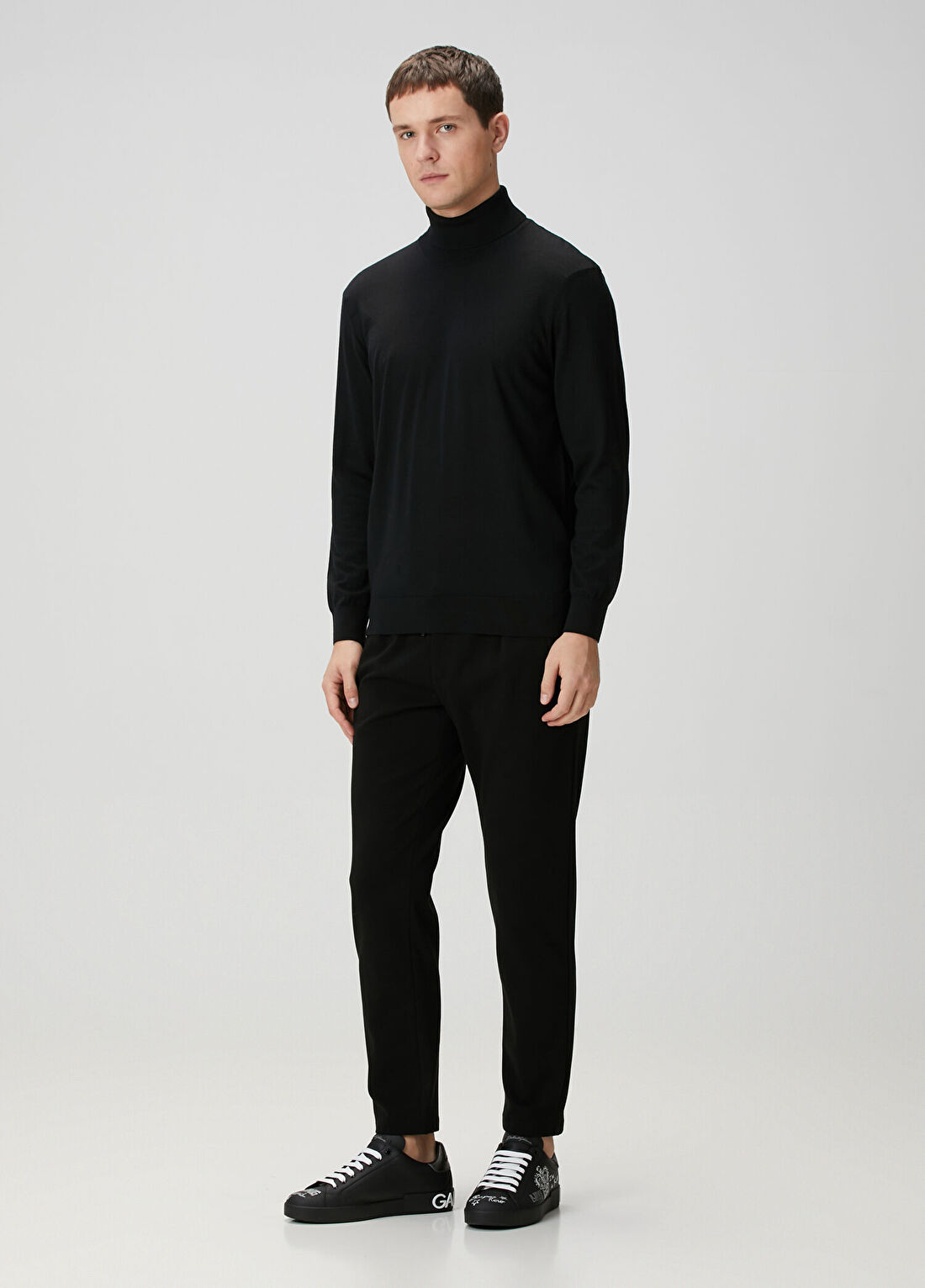Dolce&Gabbana Siyah Beli Kordonlu Pantolon