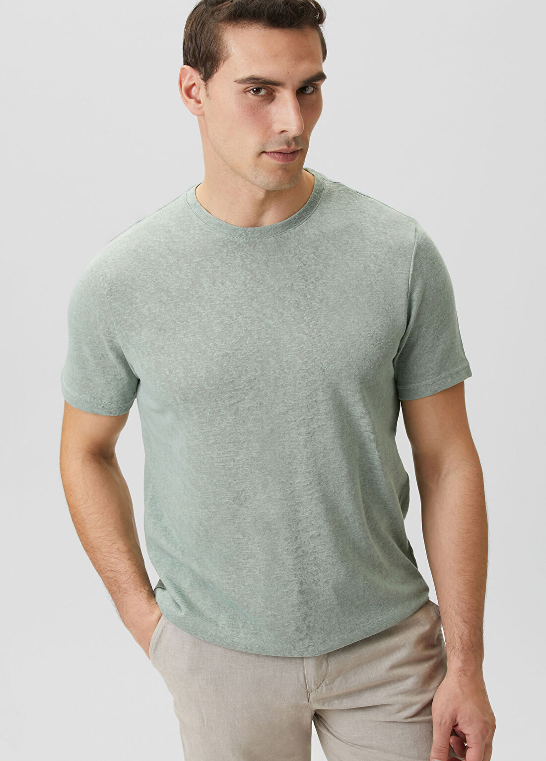 Network Mint Basic T-shirt görsel 4