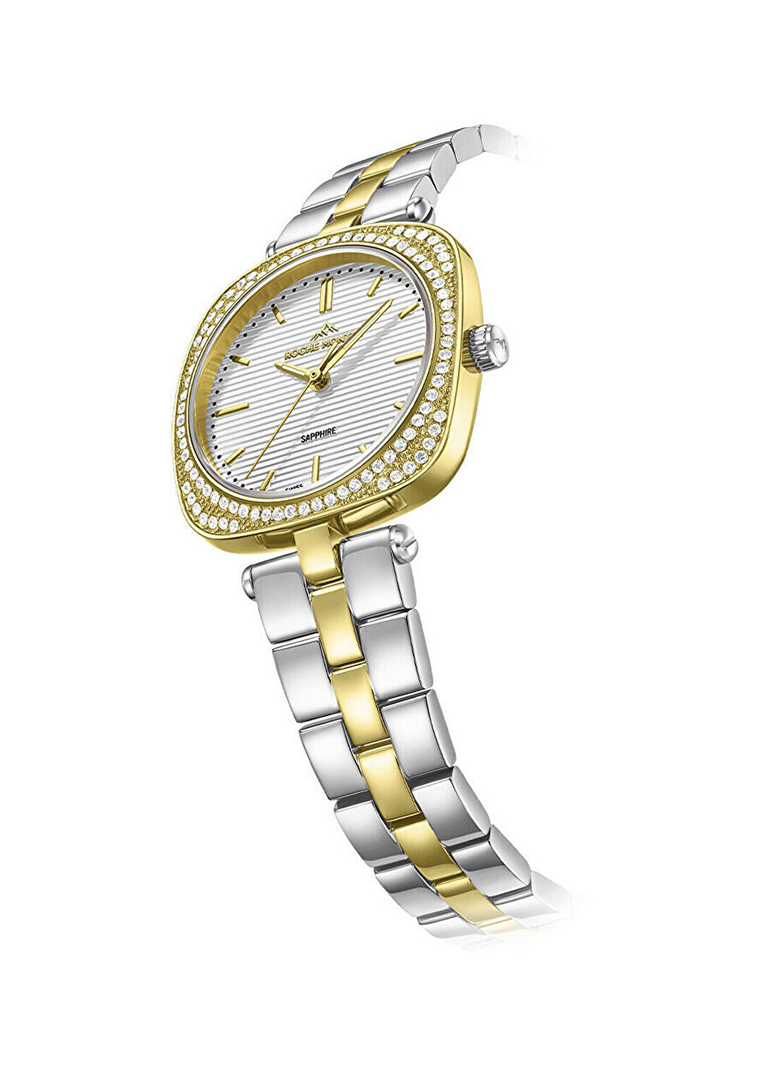 Roche Montre RML7002-02 Altın Rengi Metalik Gri Çelik Kadın Kol Saati görsel 3