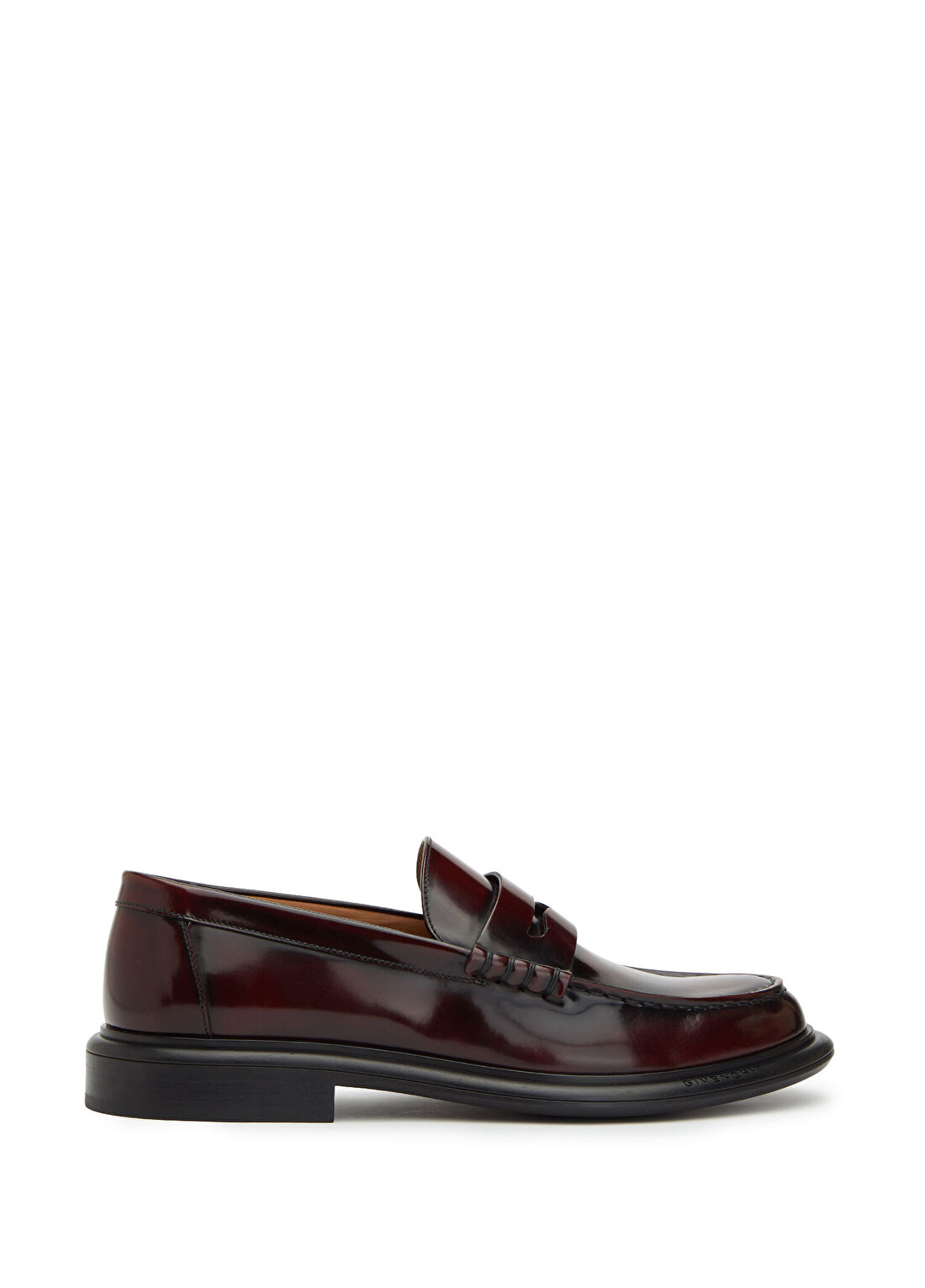Givenchy Bordo Erkek Deri Loafer