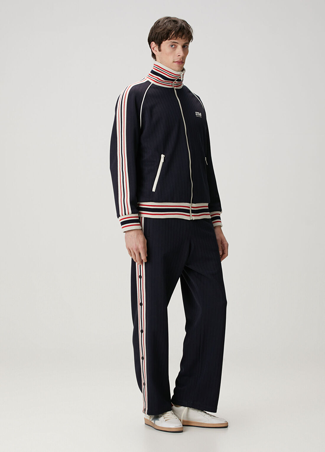 Golden Goose Star Koyu Mavi Sweatshirt görsel 2