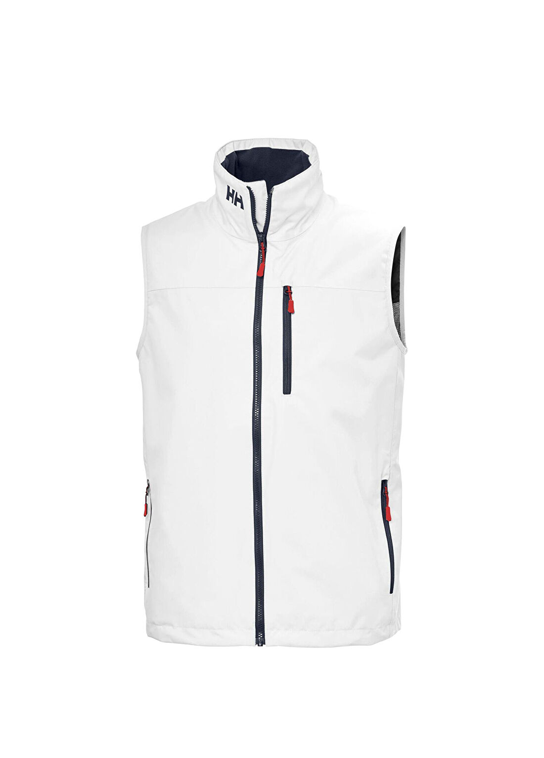 Helly Hansen Crew 2.0 White Dik Yaka Erkek Spor Yelek