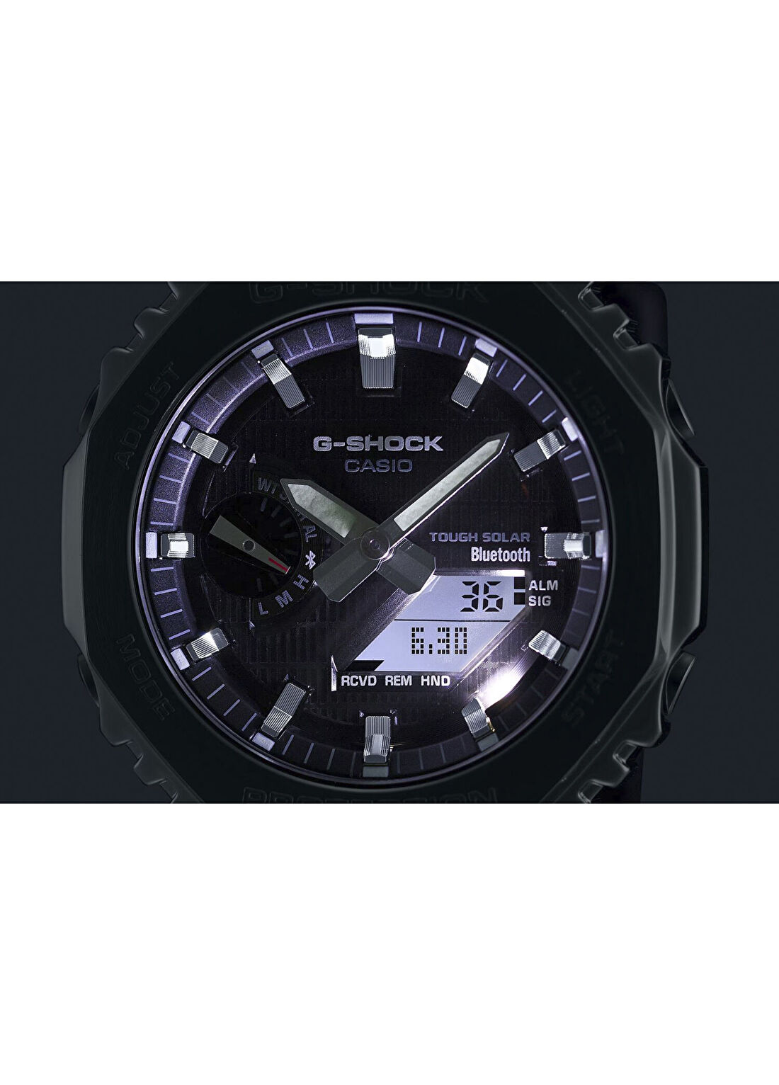 Casio G-Shock GBM-2100A-4BDR Siyah Silikon Erkek Kol Saati görsel 3