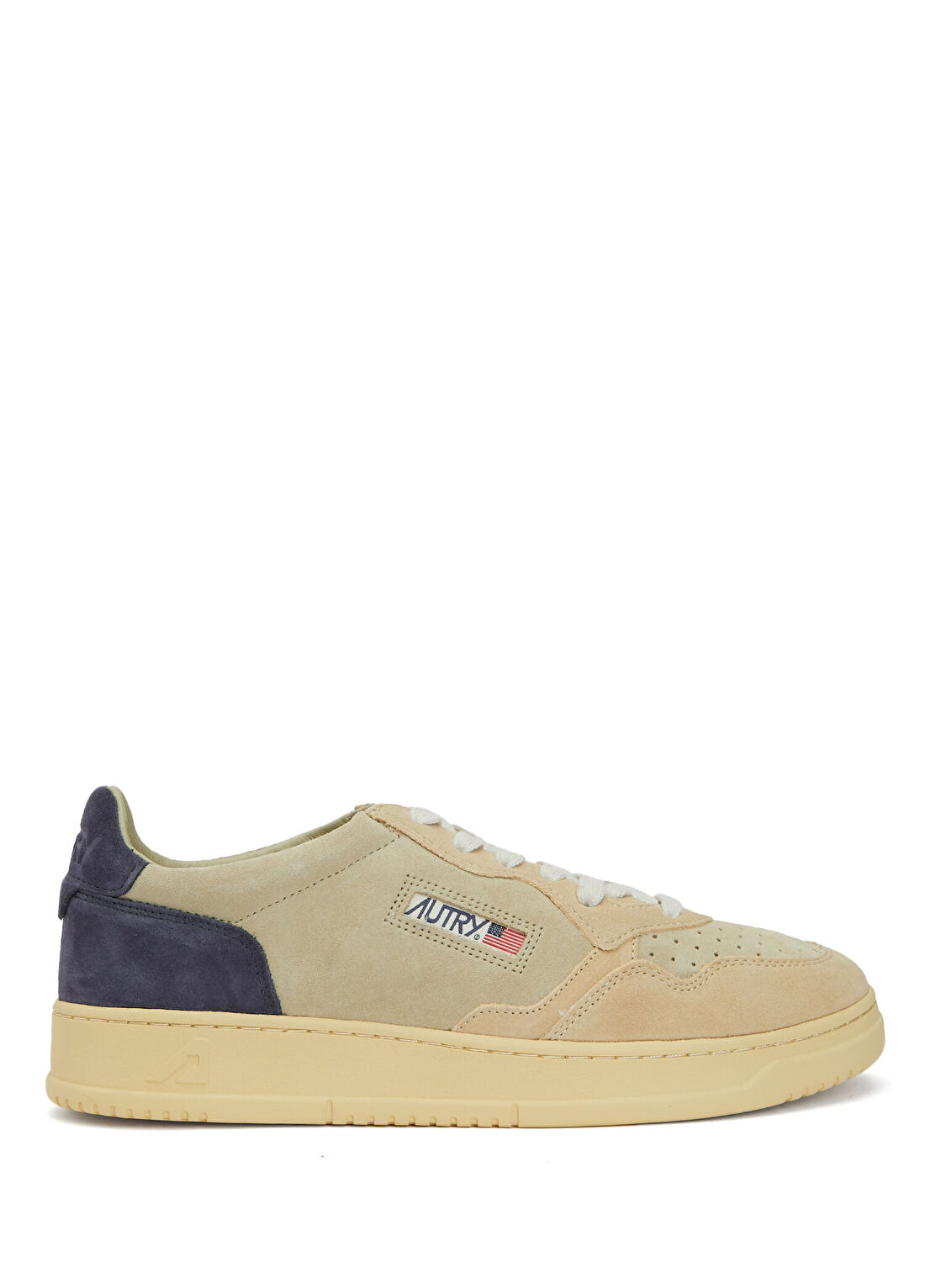 Autry Medalist Bej Erkek Süet Sneaker