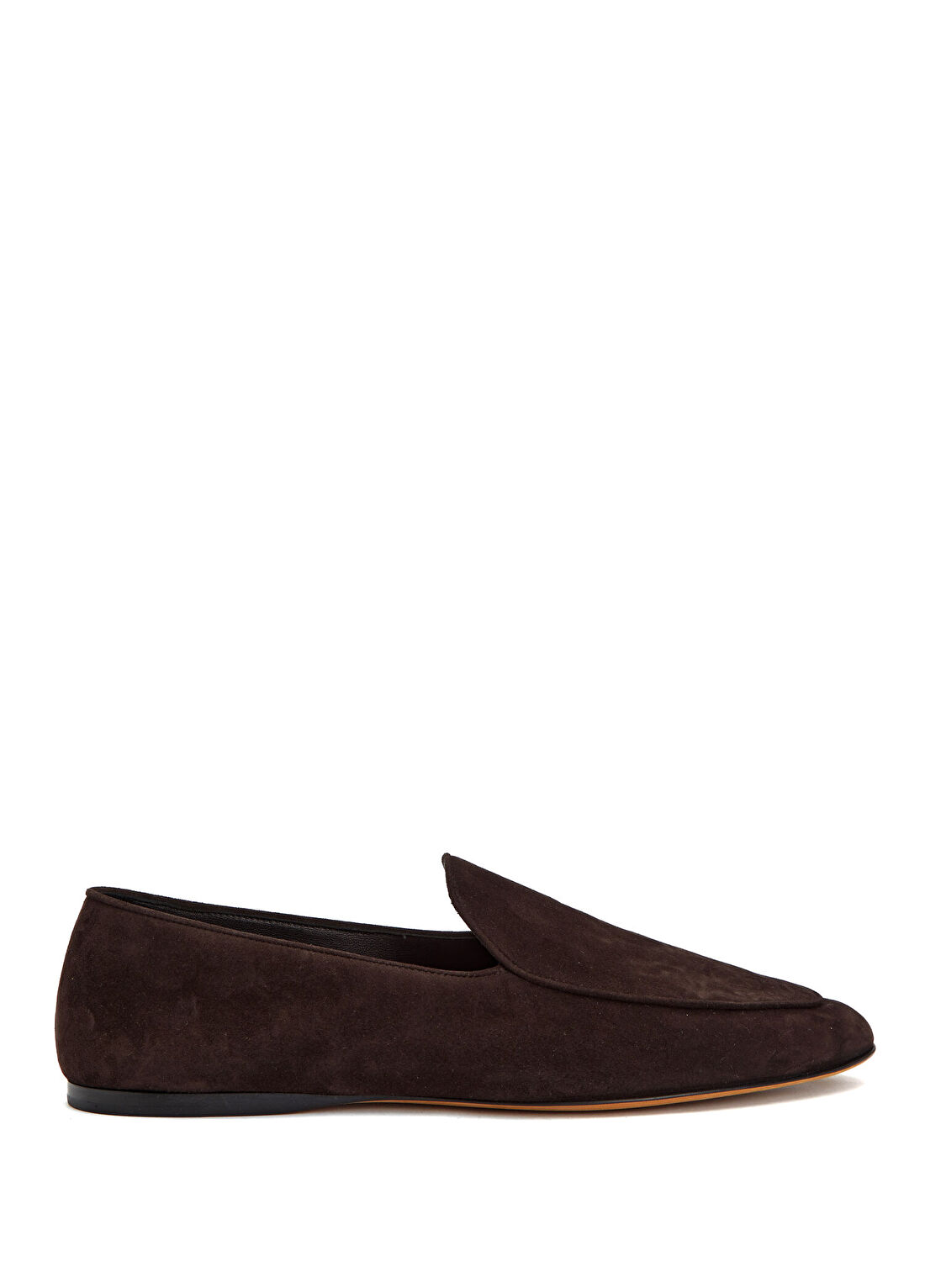 The Row Awar Koyu Kahverengi Kadın Süet Loafer