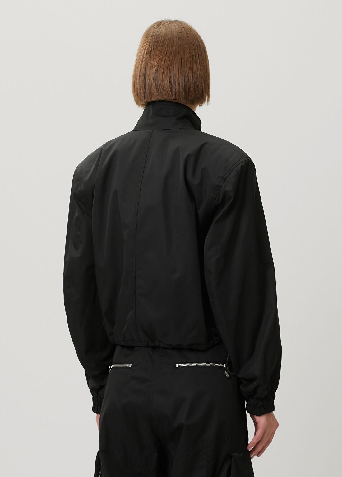 The Attico Siyah Bomber Ceket görsel 4