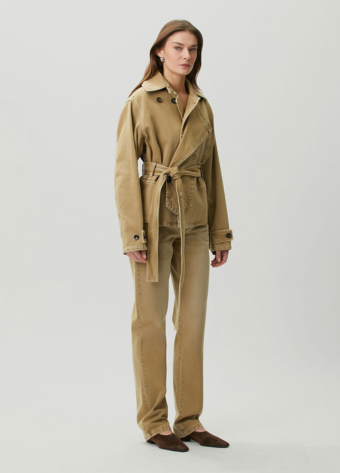 Retori Camel Jean Pantolon