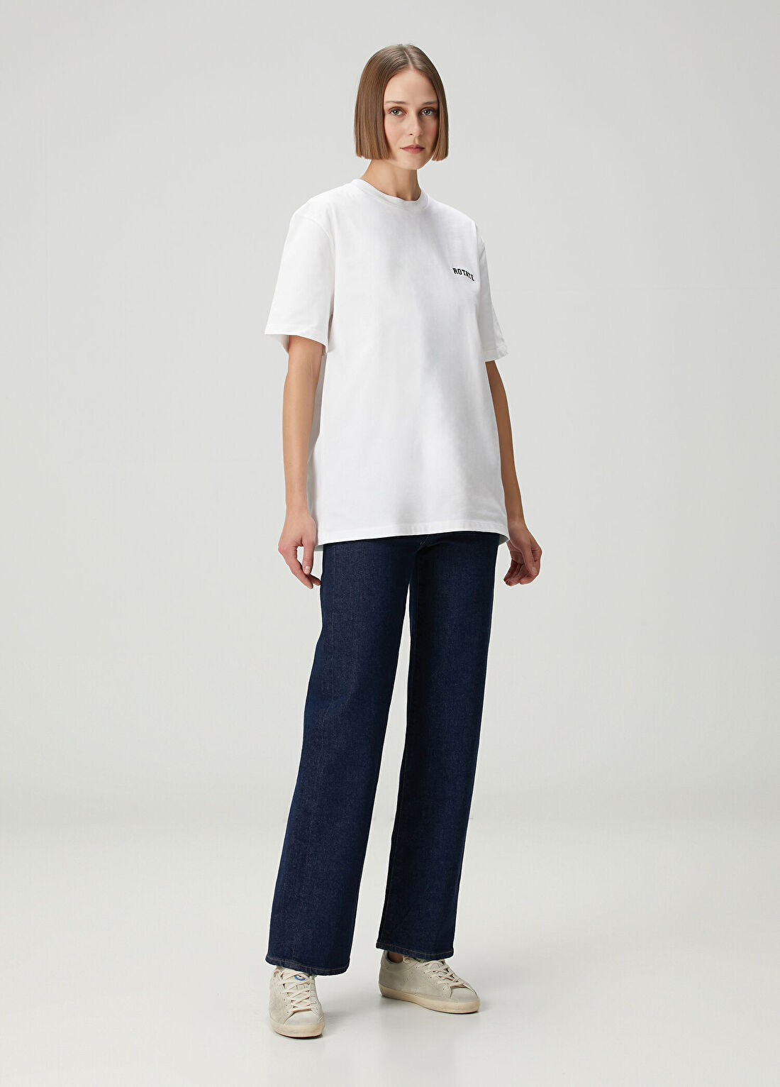 Rotate Casual Beyaz T-shirt görsel 2