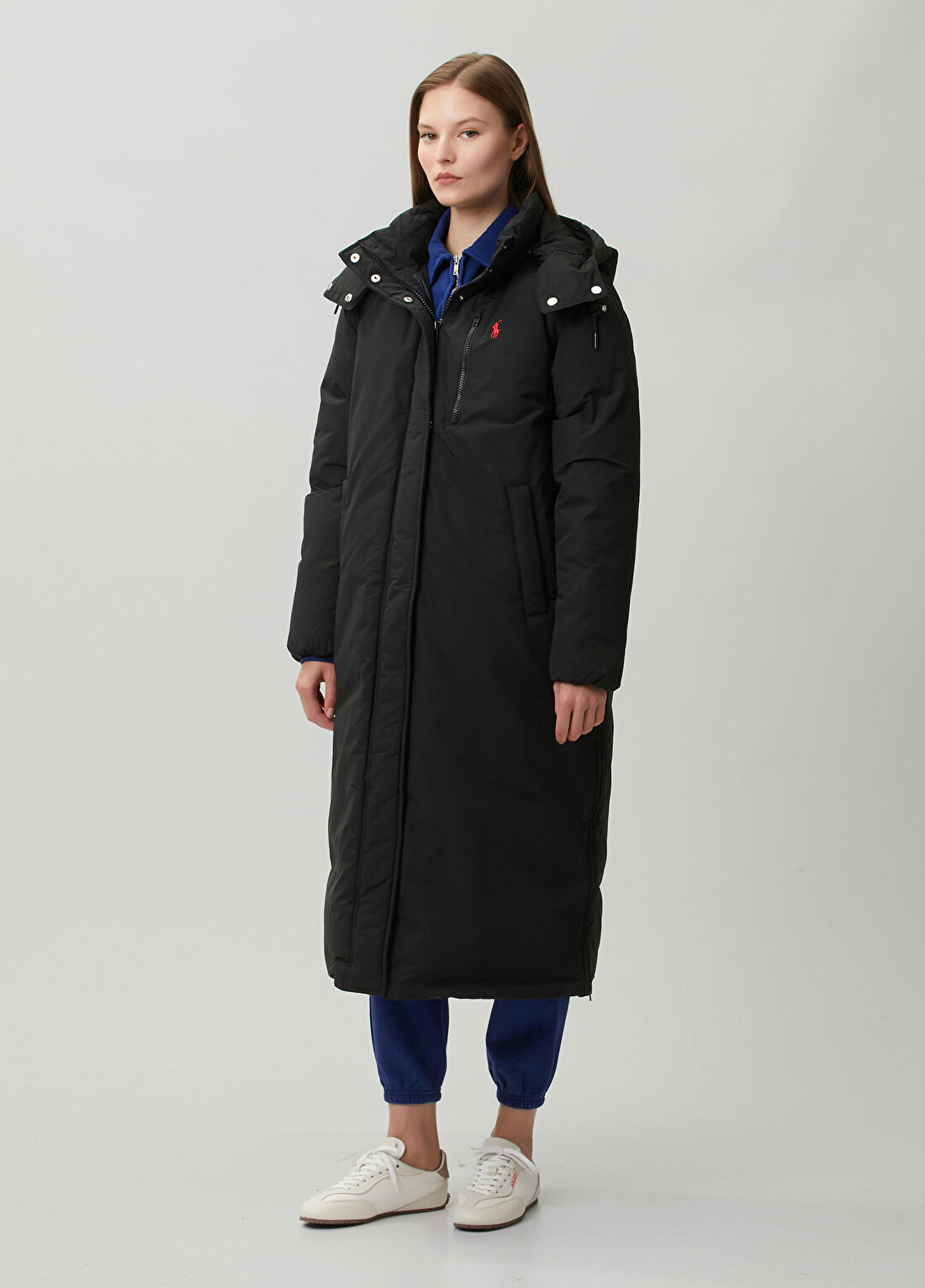 Polo Ralph Lauren Siyah Puffer Mont görsel 3