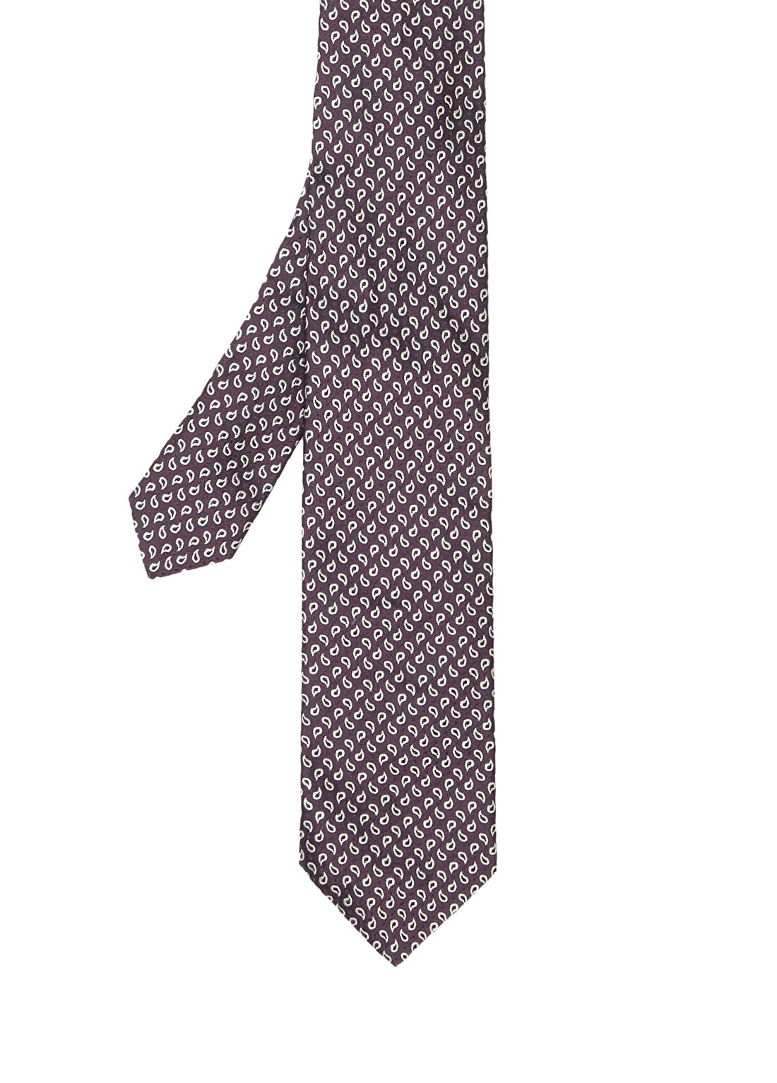 Beymen Collection Bordo İpek Kravat