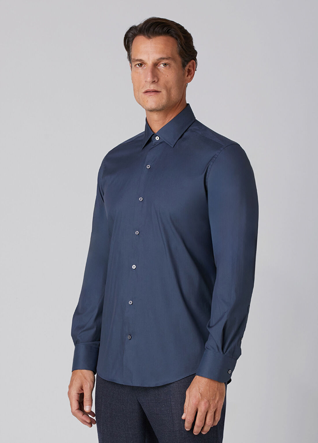 Beymen Collection Slim Fit Lacivert Gömlek görsel 4