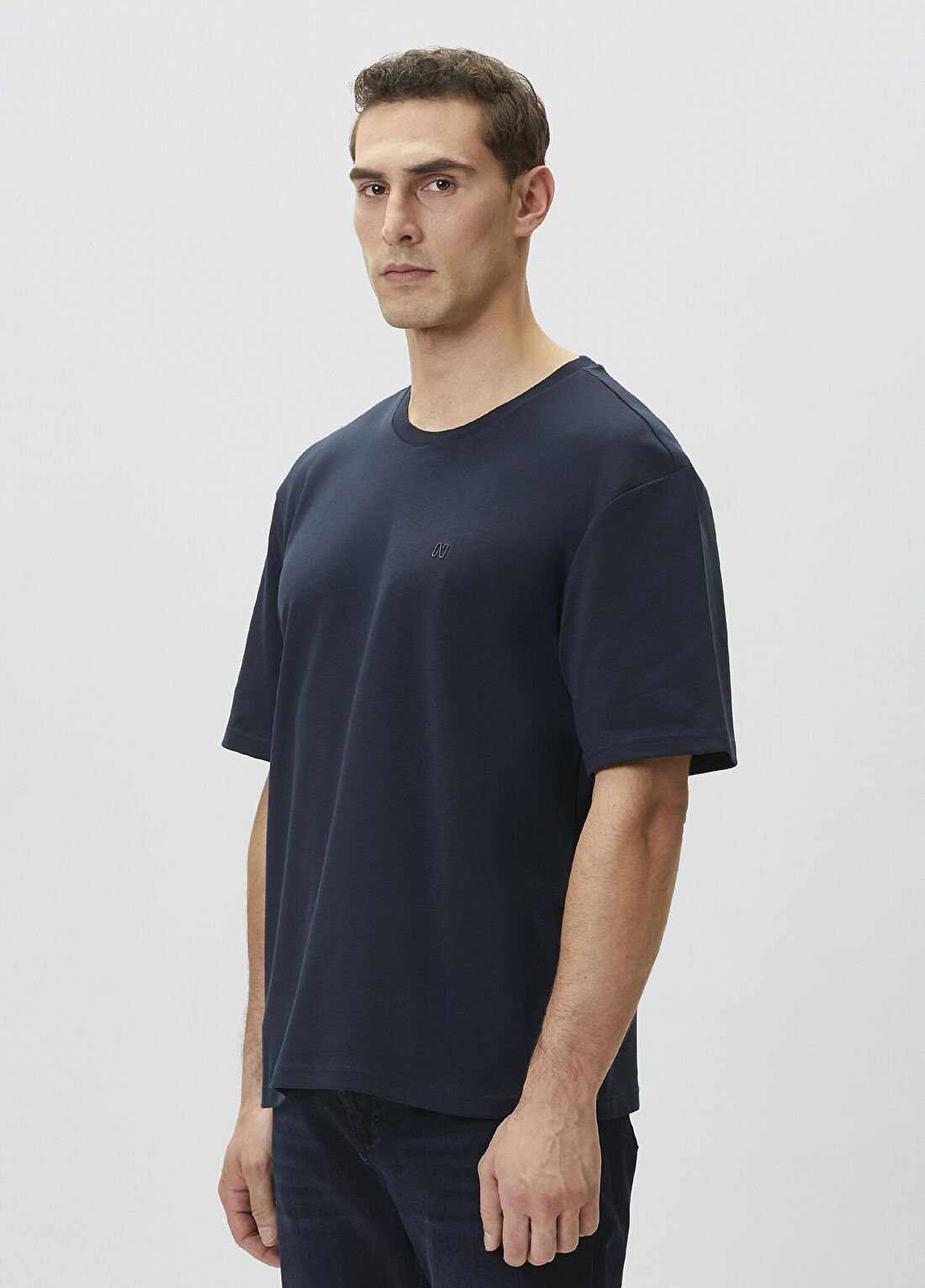 Network Lacivert Comfort Fit T-shirt görsel 4