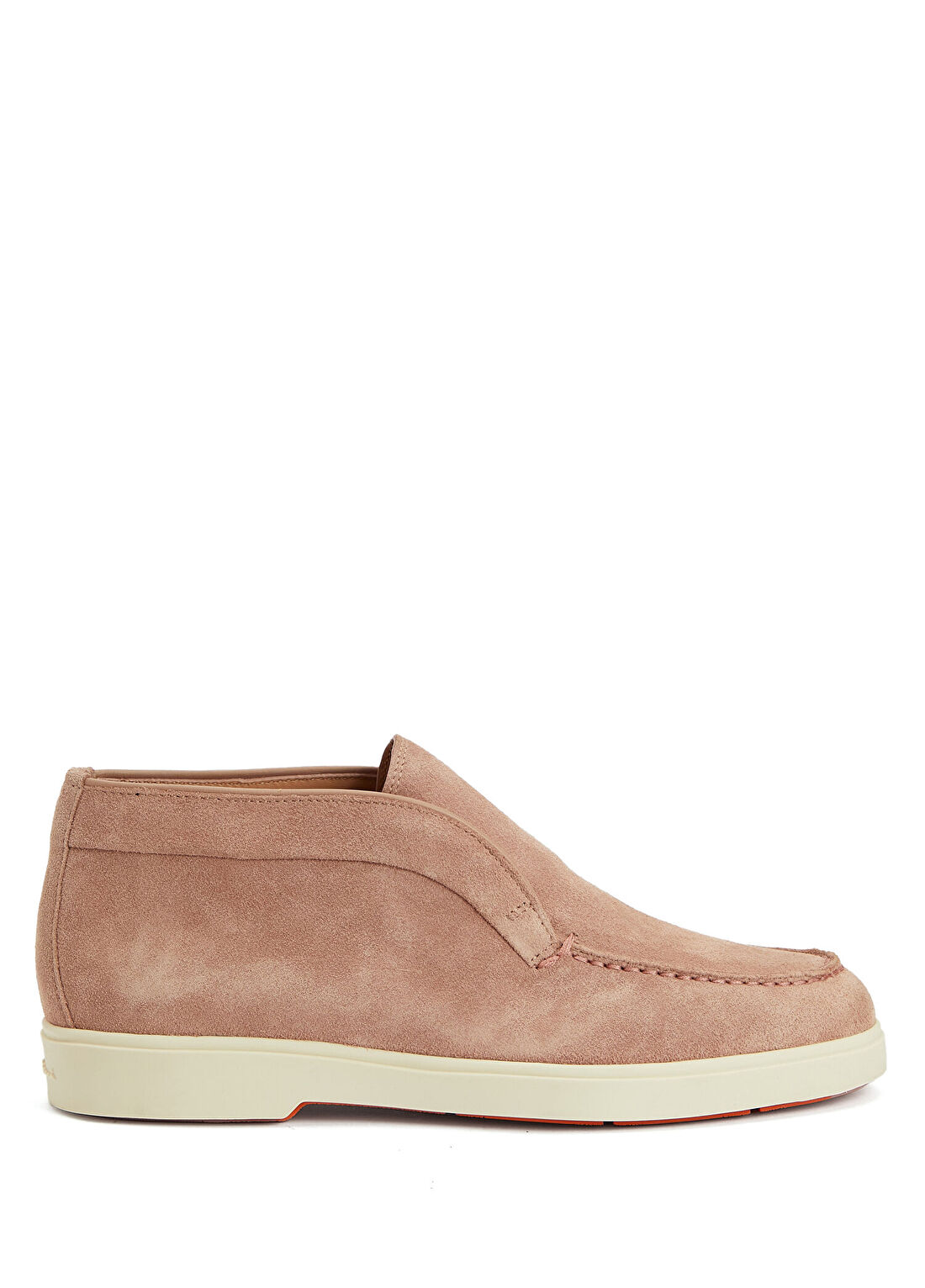Santoni Andvari Açık Pembe Kadın Süet Loafer