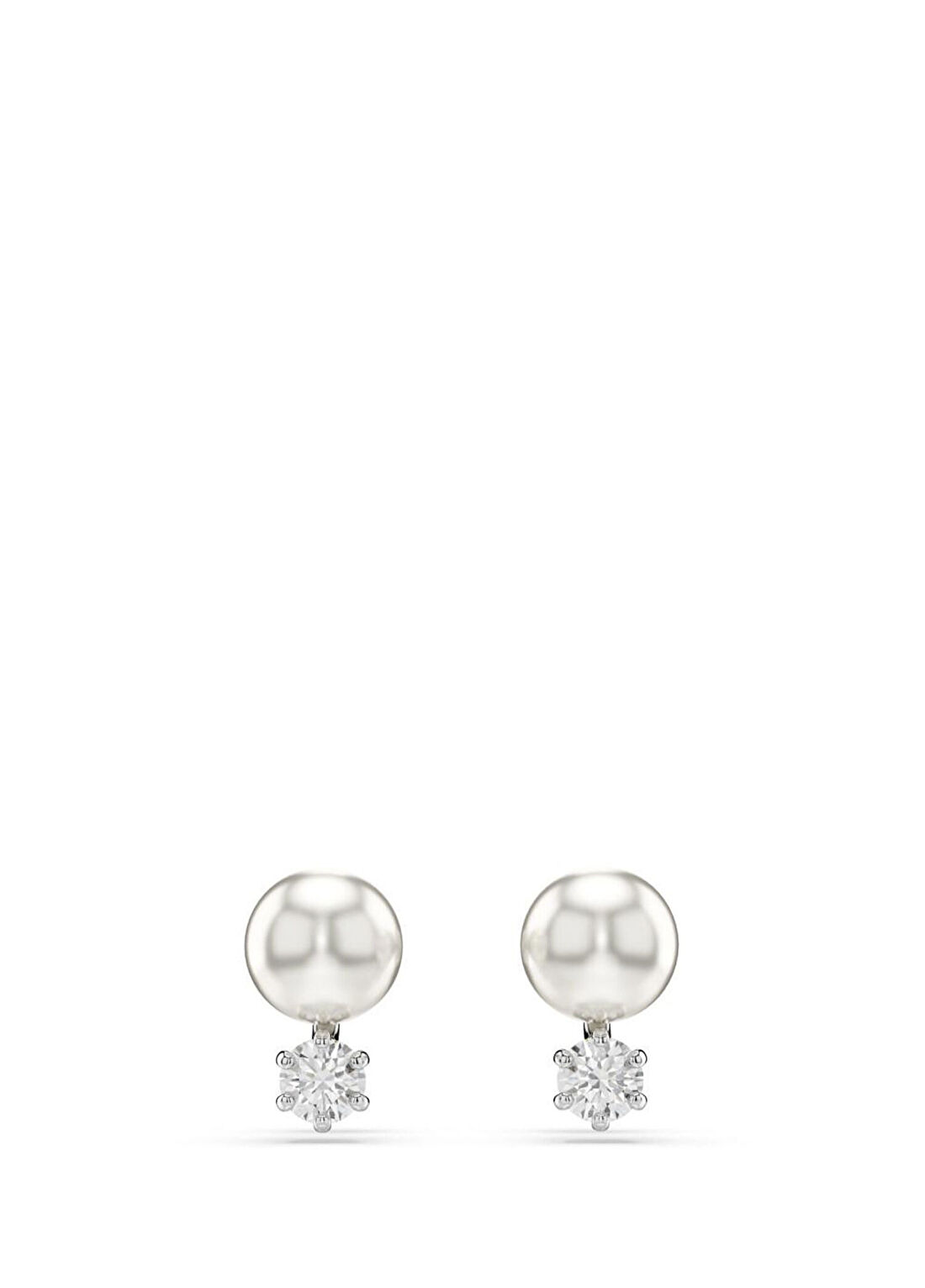 Swarovski Matrıx Pe Studs Whıte Rhs Kadın Küpe