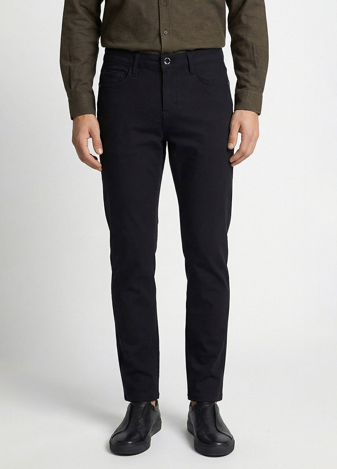 Network N-Tech Siyah Casual Pantolon görsel 2