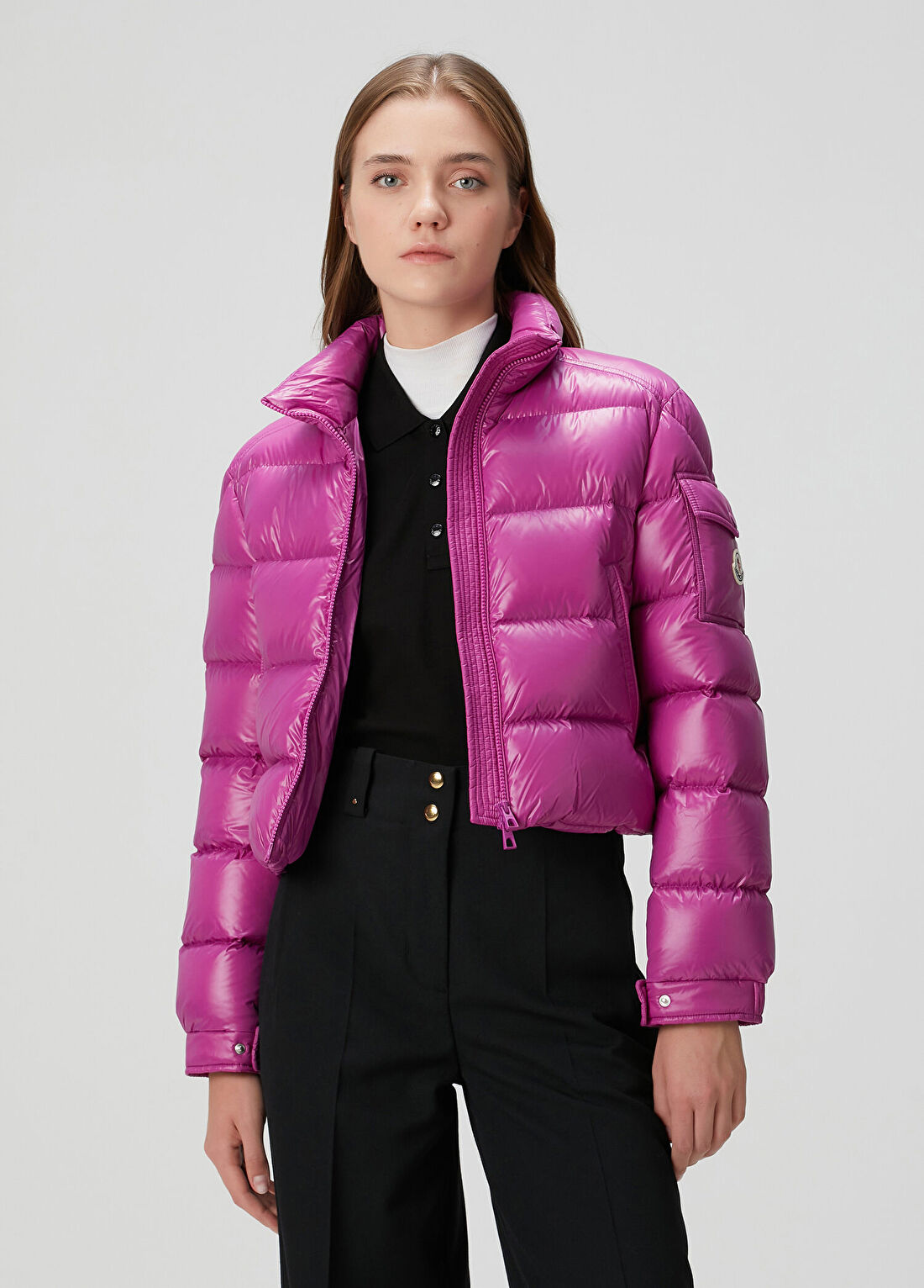 Moncler Petra Pembe Puffer Mont