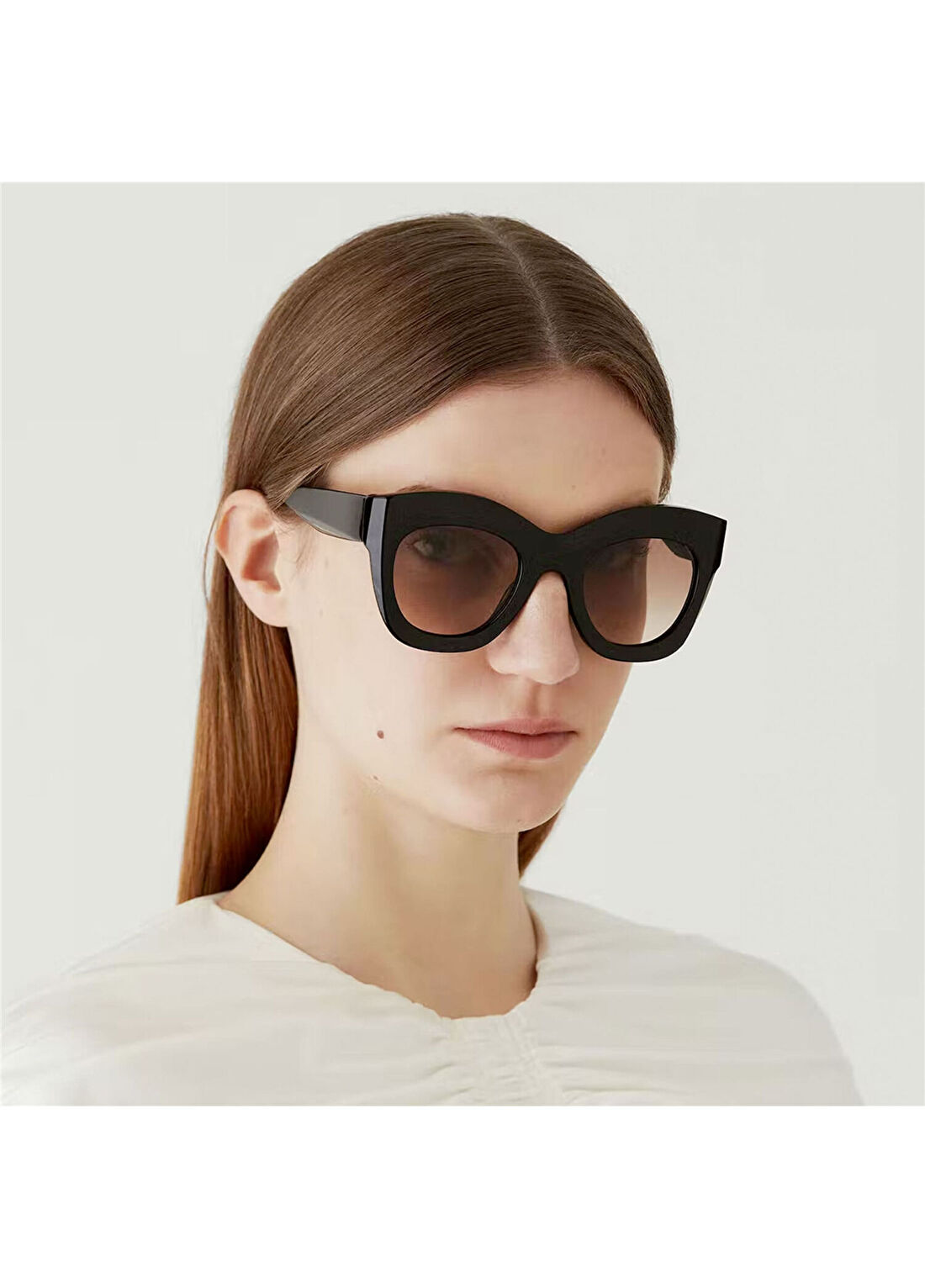 Gigi Studios Vanguard Fiona 6705 Cat Eye Siyah Kadın Güneş Gözlüğü görsel 3
