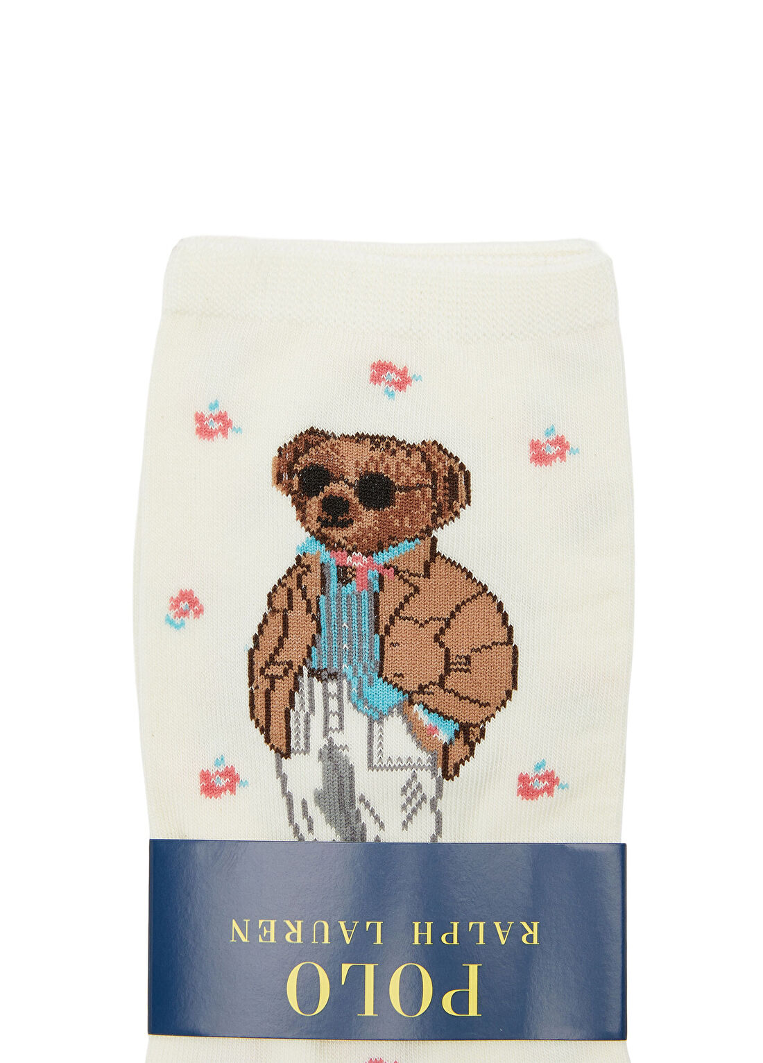 Polo Ralph Lauren Ekru Kadın Çorap görsel 2