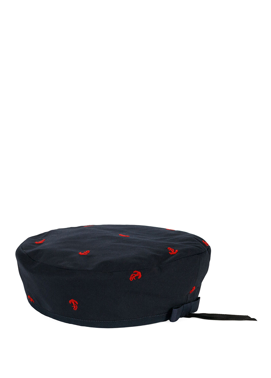 Sibi Hats Marin Çapa Nakışlı Lacivert Kadın Beret Şapka
