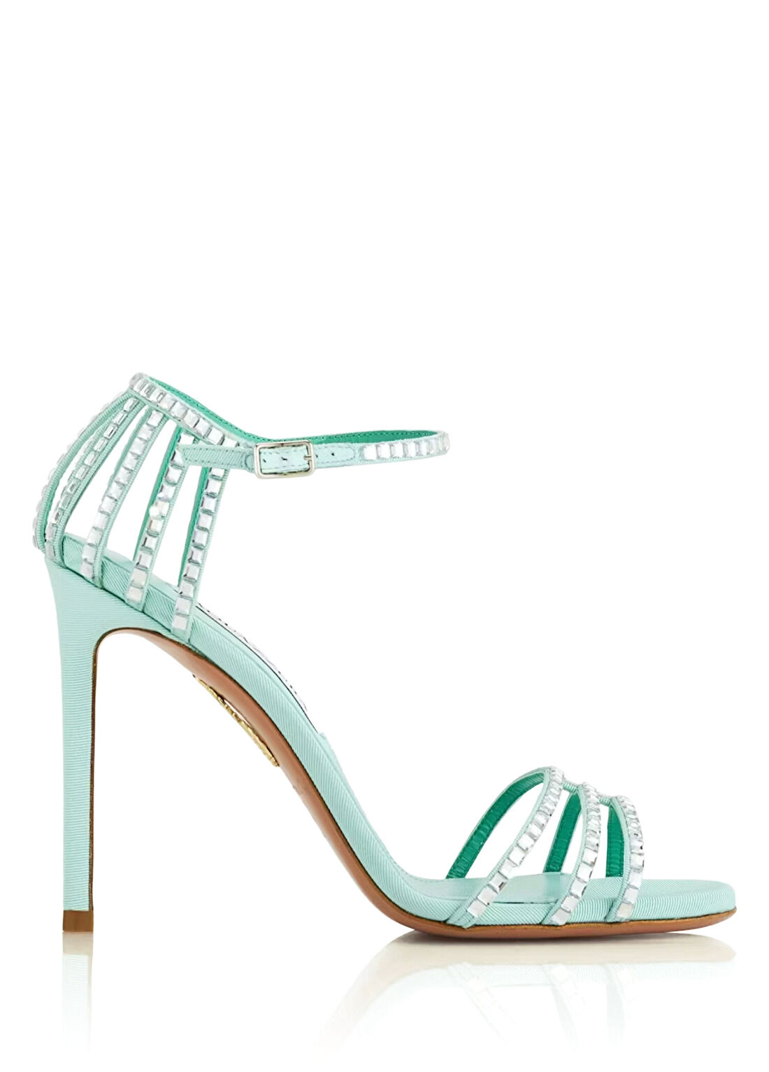 Aquazzura Sensation Açık Mavi Kristal Taşlı Kadın Sandalet