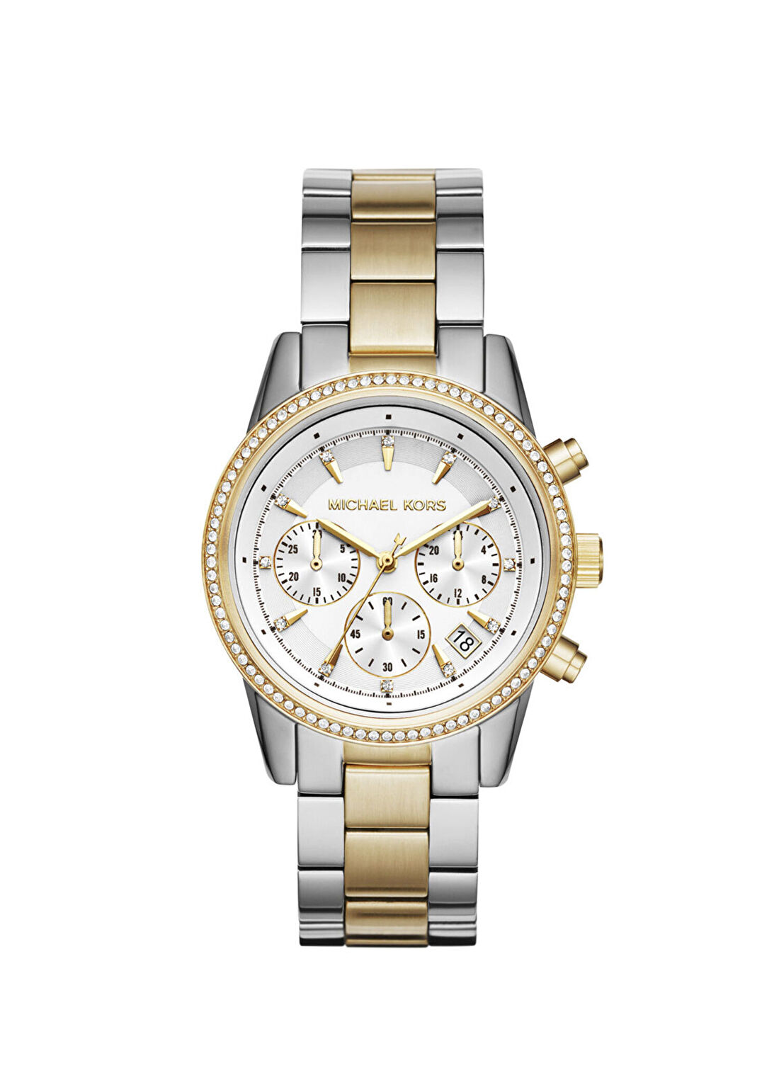 Michael Kors MK6474 Altın Rengi Metalik Gri Çelik Kadın Kol Saati