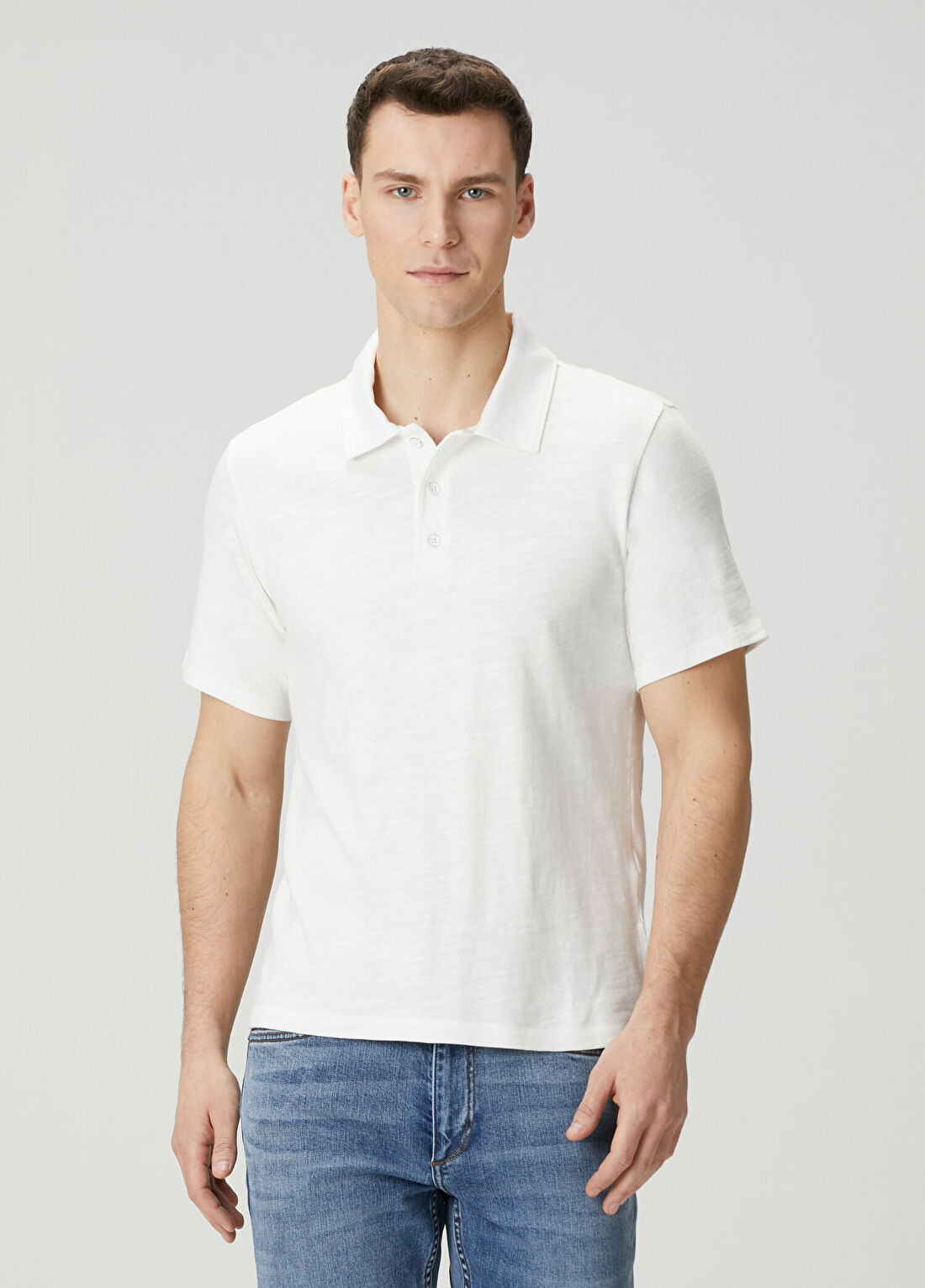 Rag&Bone Beyaz Polo Yaka T-shirt