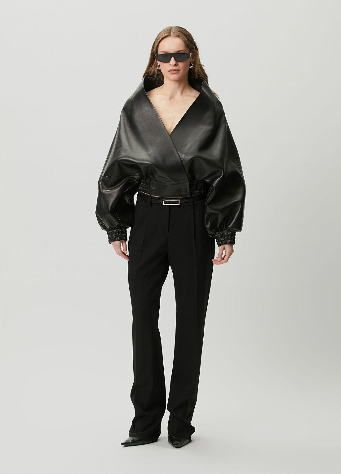 Balenciaga Siyah Yün Pantolon