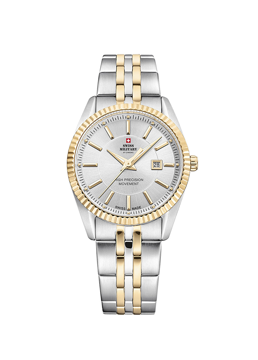 Swiss Military By Chrono SM34066.05 Gümüş Altın Rengi Çelik Kadın Kol Saati
