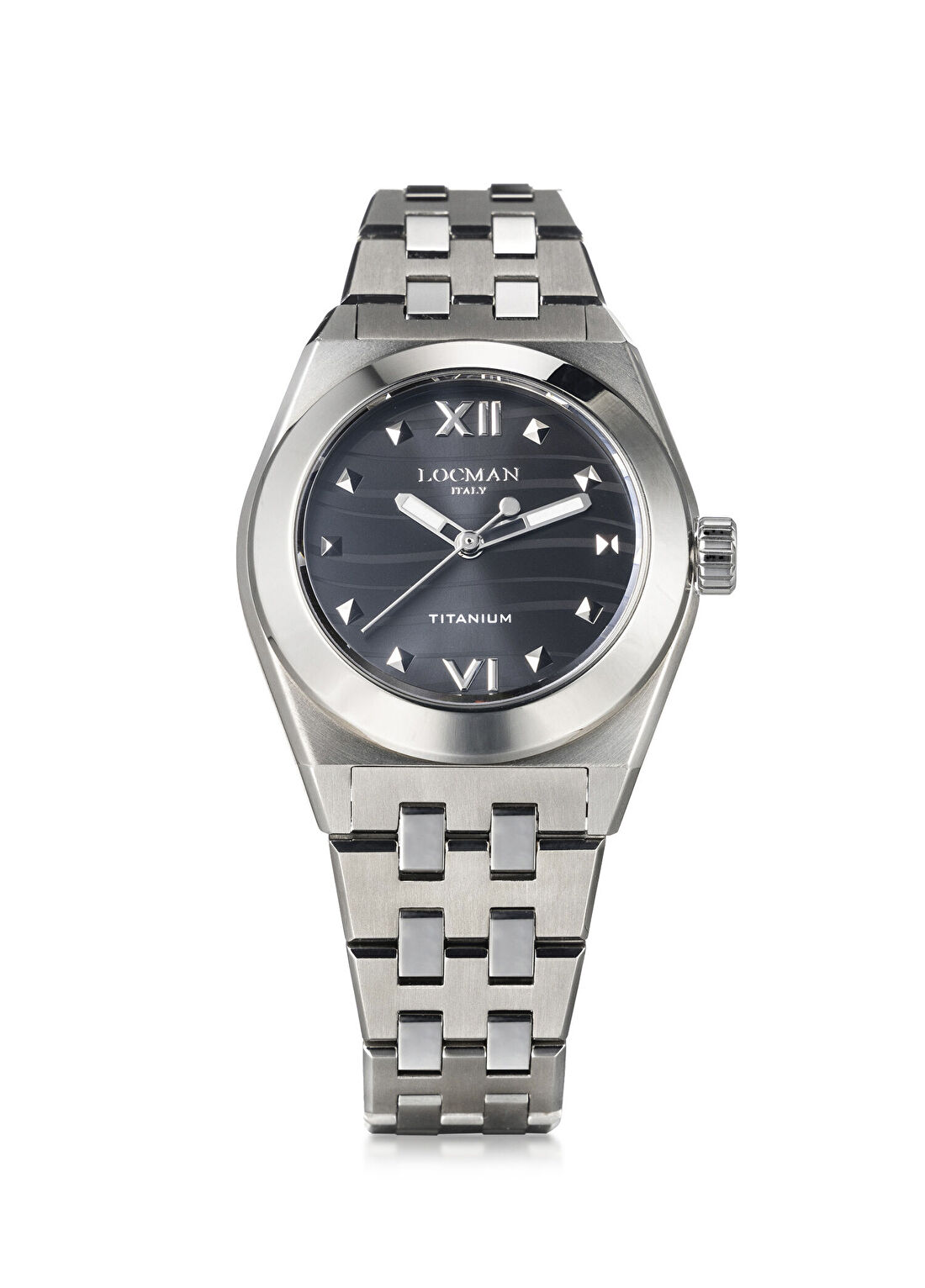 Locman Italy Stealth Titanium Lady Gümüş Çelik Kadın Kol Saati