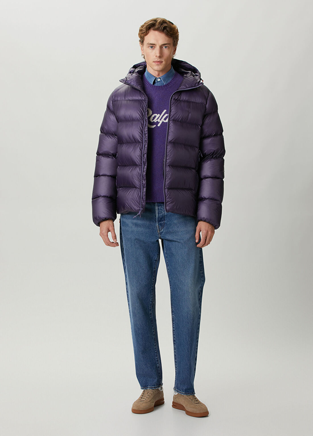 Polo Ralph Lauren Mor Kapüşonlu Puff Mont