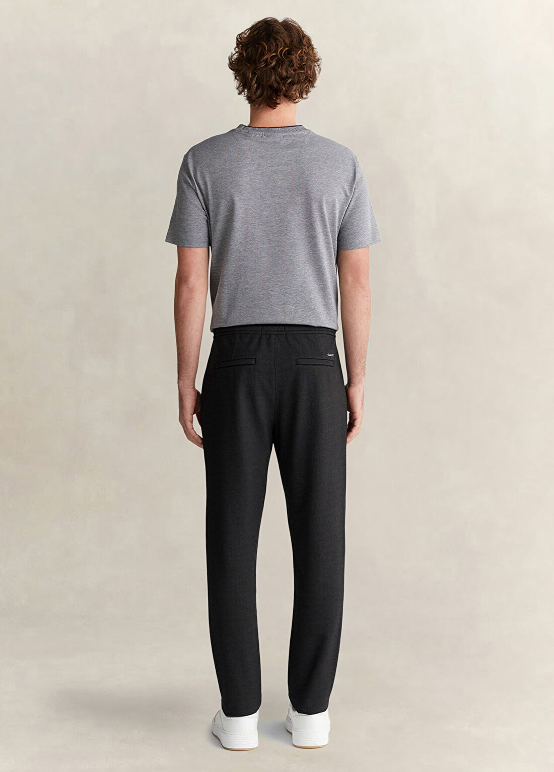 Gant Siyah Regular Fit Erkek Jogger Pantolon görsel 2
