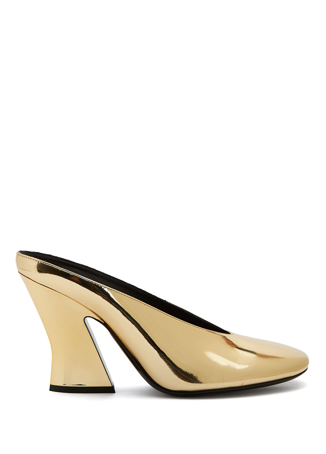 Givenchy Sculpted Gold Kadın Deri Terlik
