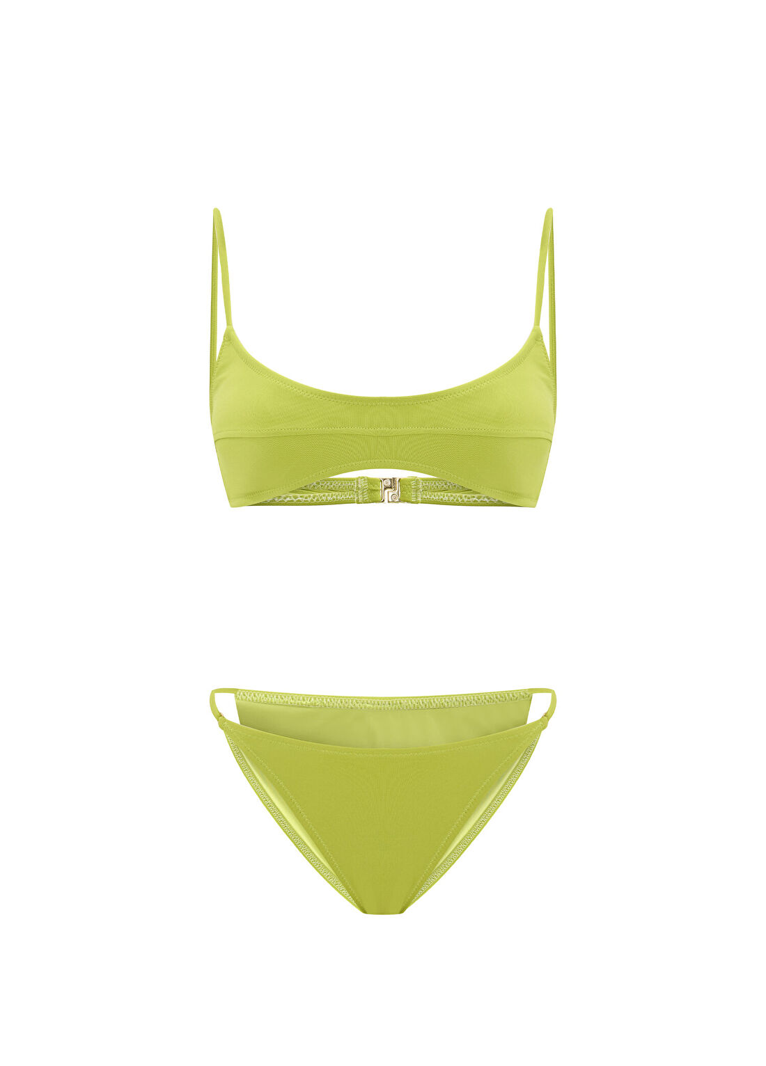 Bia Swimwear Veloura Lime Yeşil Kadın Bikini Takımı