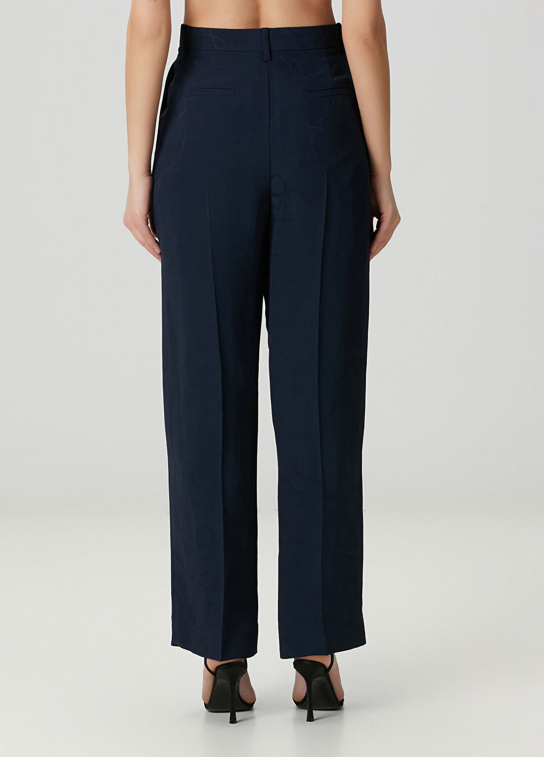 Victoria Beckham Lacivert Pantolon görsel 4