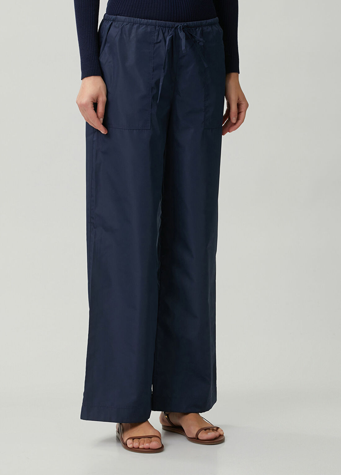 Rag&Bone Claire Lacivert Tafta Pantolon görsel 2