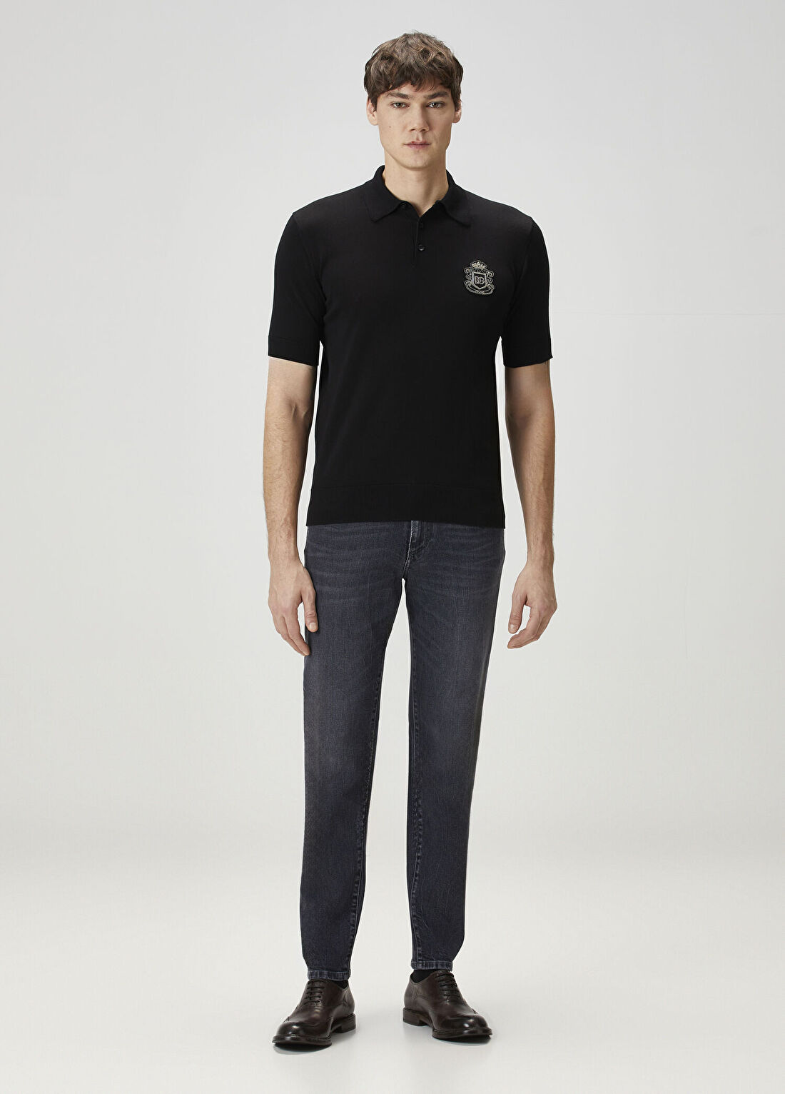 Dolce&Gabbana Slim Fit Gri Jean Pantolon