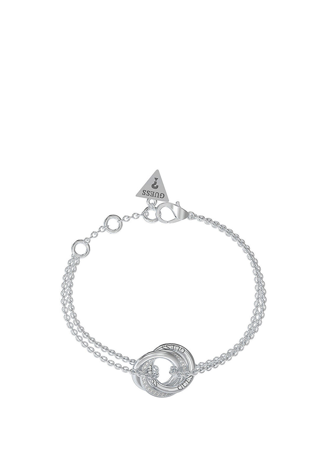 Guess JGUJUBB04063JWRHS Metalik Gri Çelik Kadın Bileklik