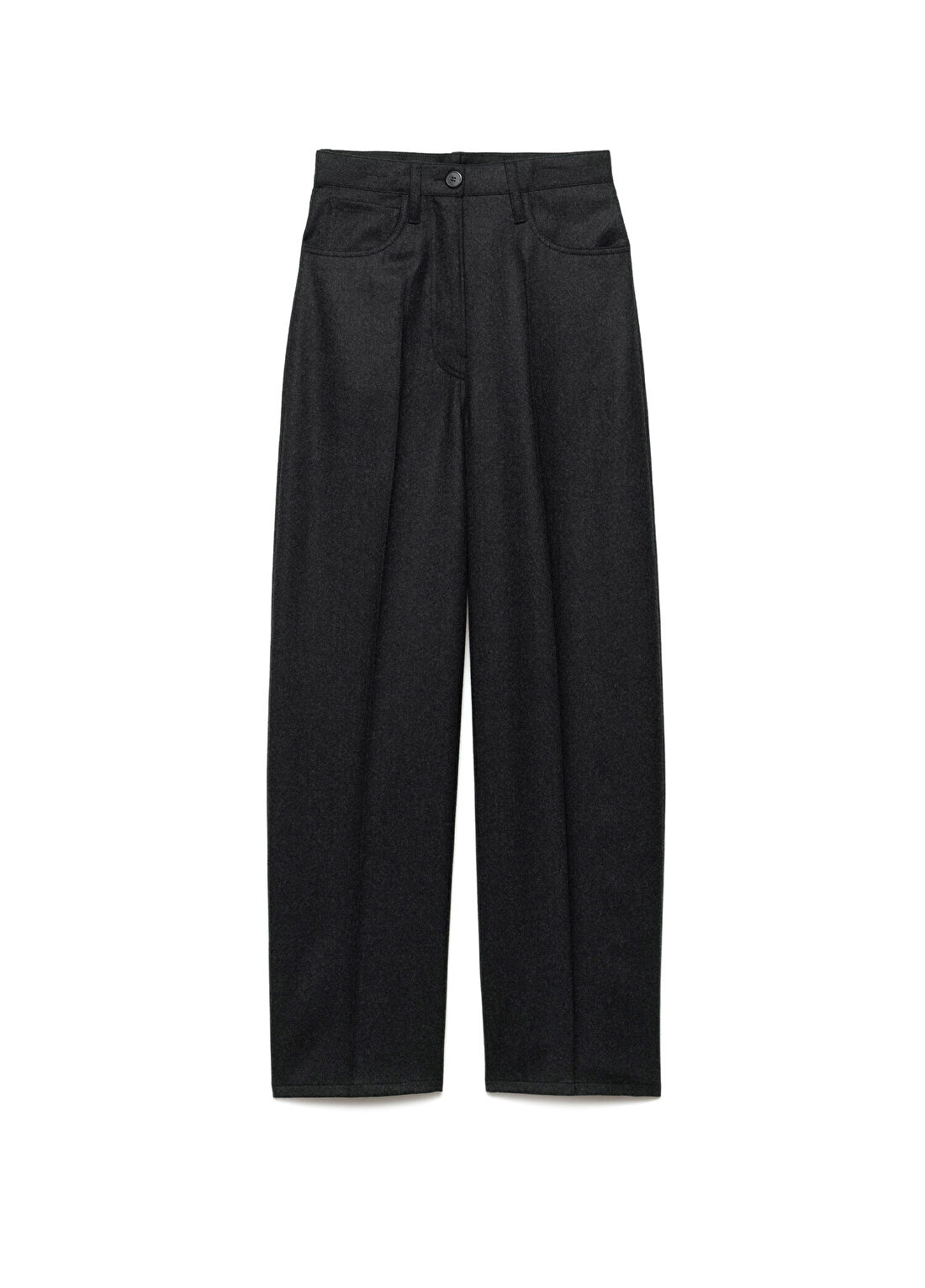 Prada Gri Flanel Kadın Pantolon